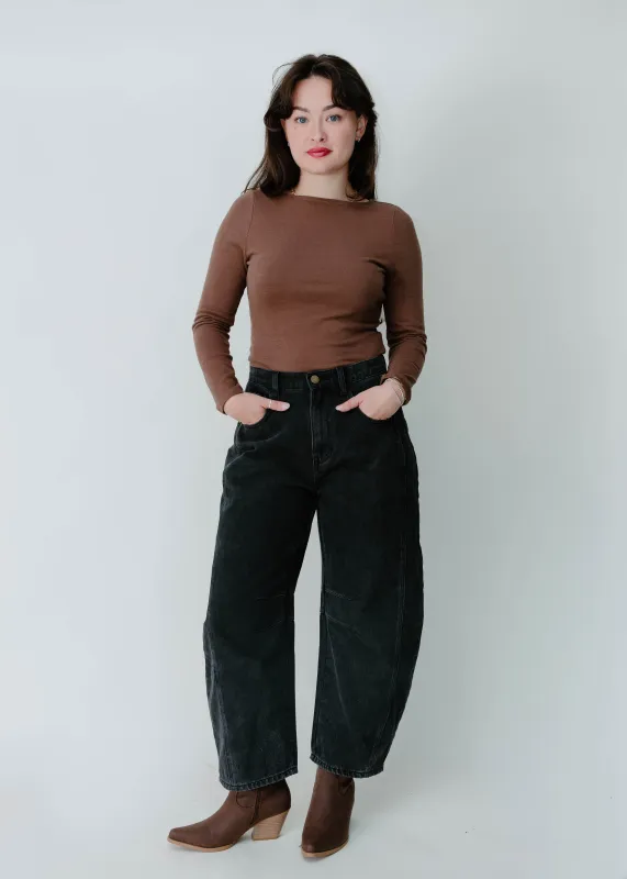On The Move Barrel Pants - Black sold by Vinnie Louise