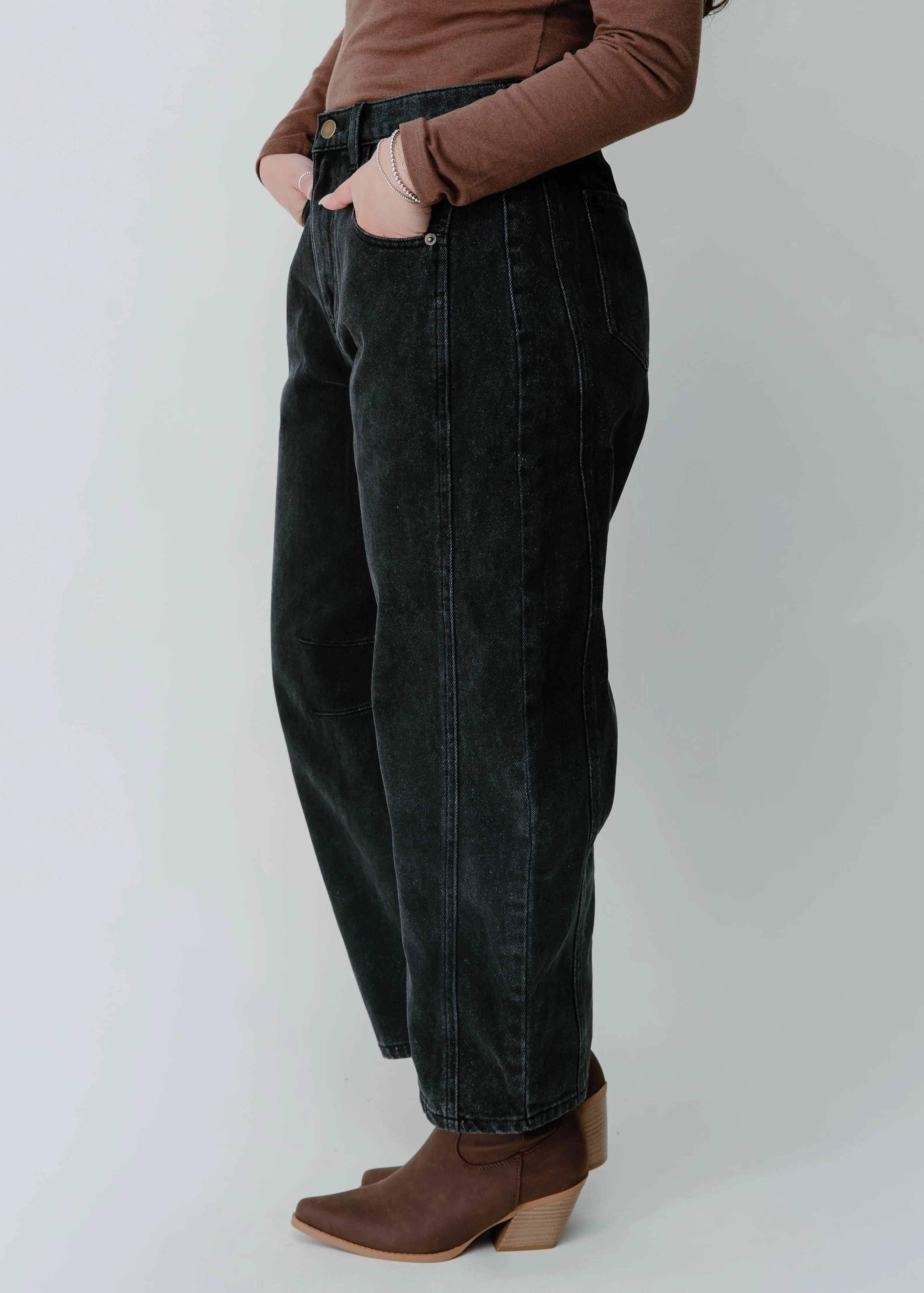On The Move Barrel Pants - Black sold by Vinnie Louise product image thumbnail 3