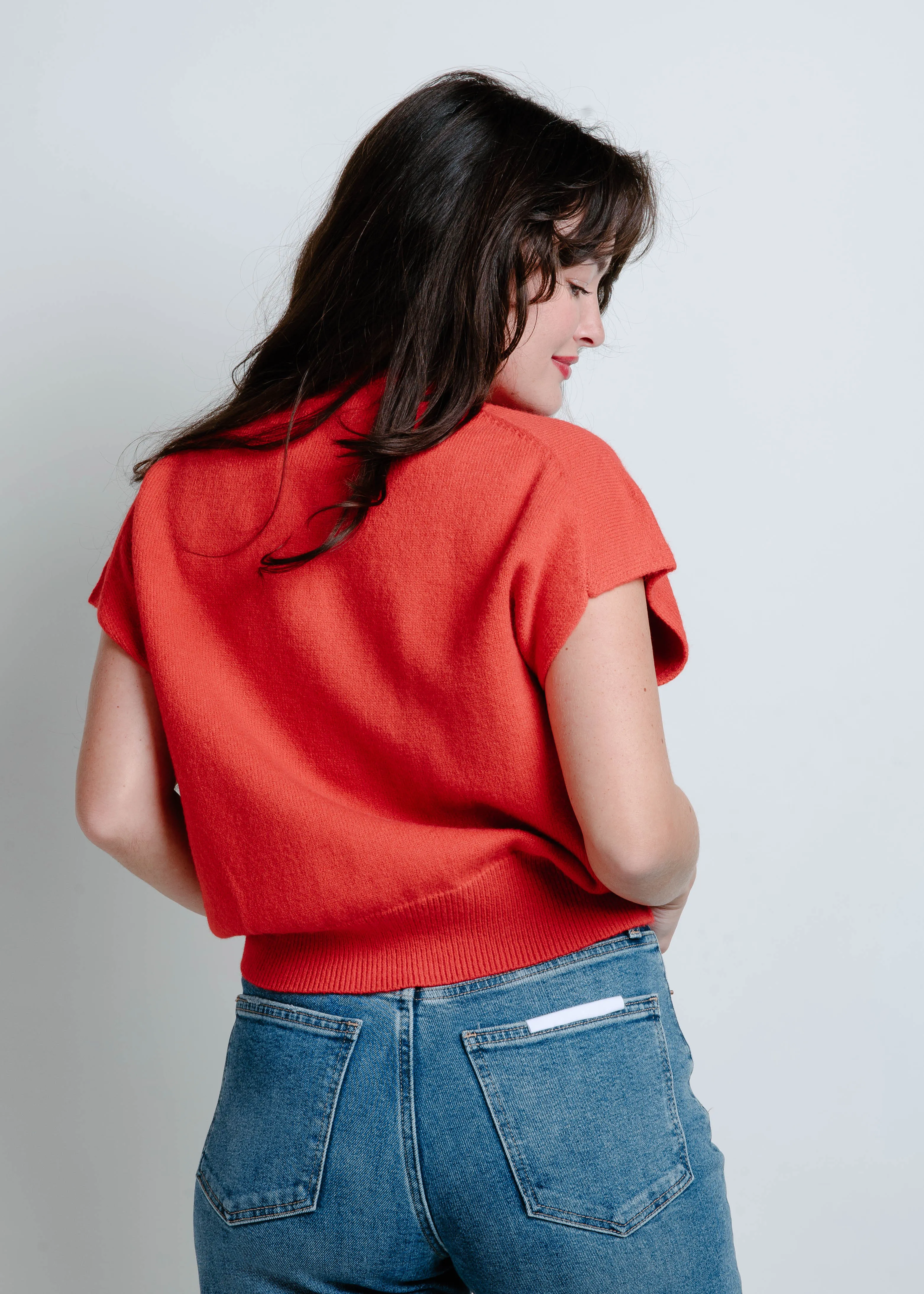 Ashton Sweater Top - Red sold by Vinnie Louise product image thumbnail 3