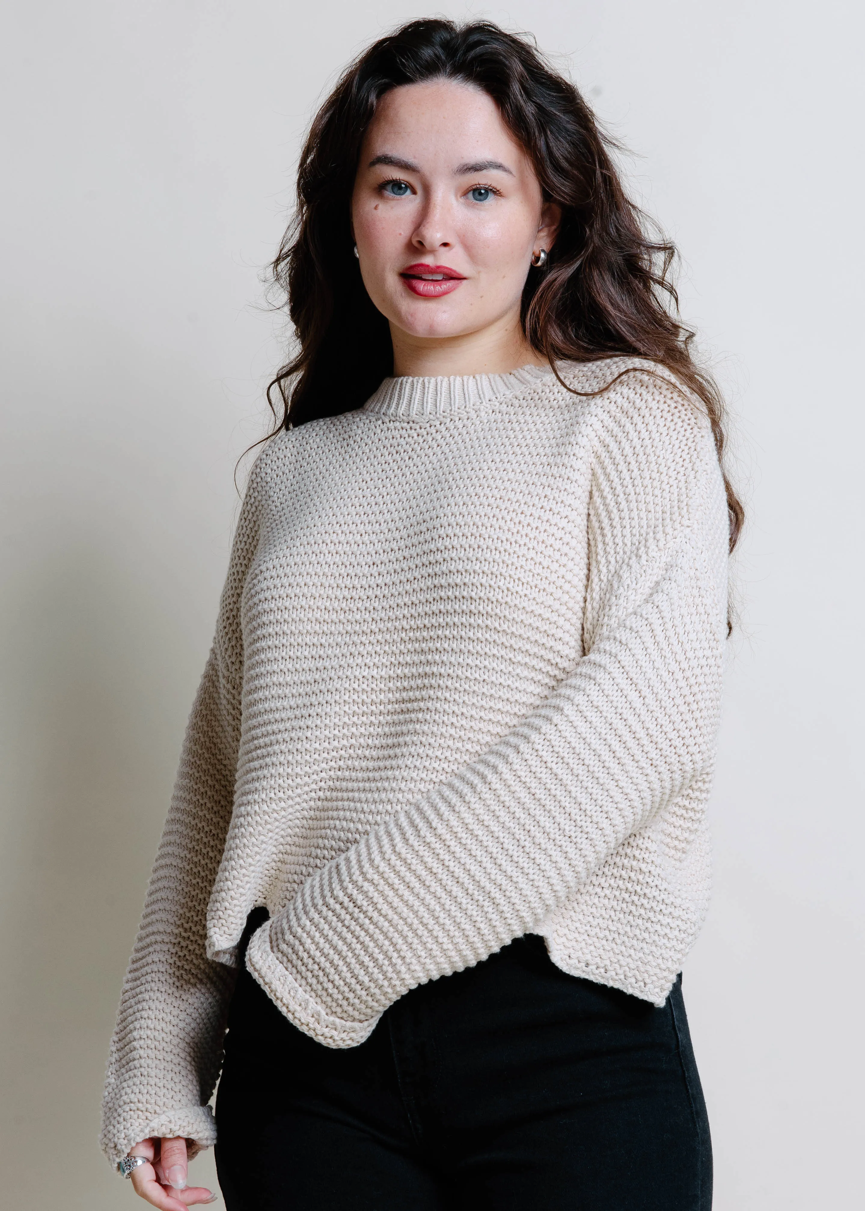 Alisha Knit Sweater - Cream sold by Vinnie Louise