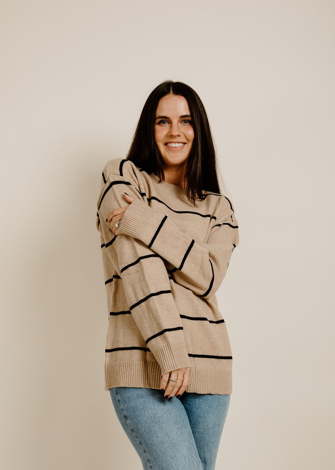 Eunice Sweater - Tan sold by Vinnie Louise product image thumbnail 3