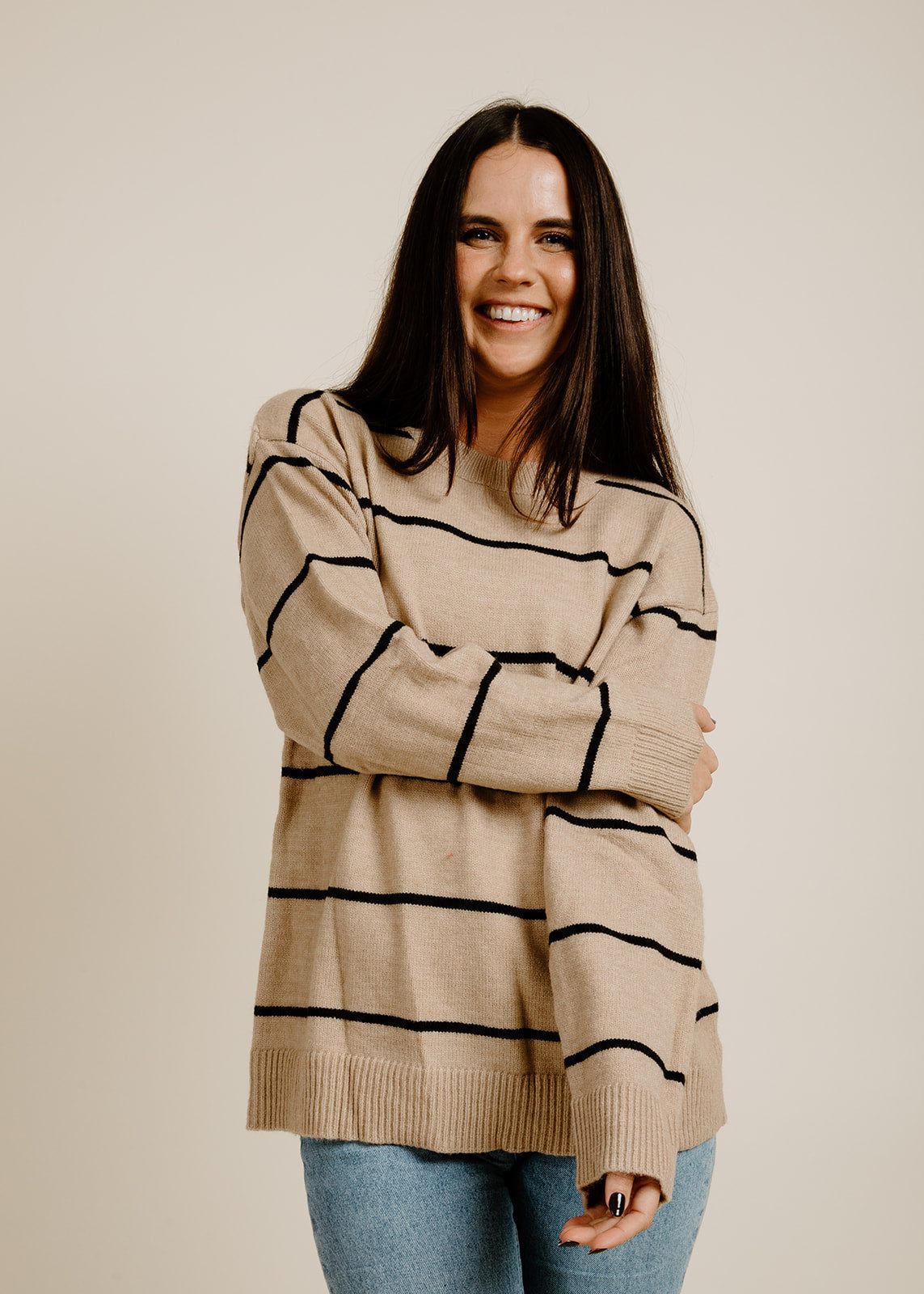 Eunice Sweater - Tan sold by Vinnie Louise