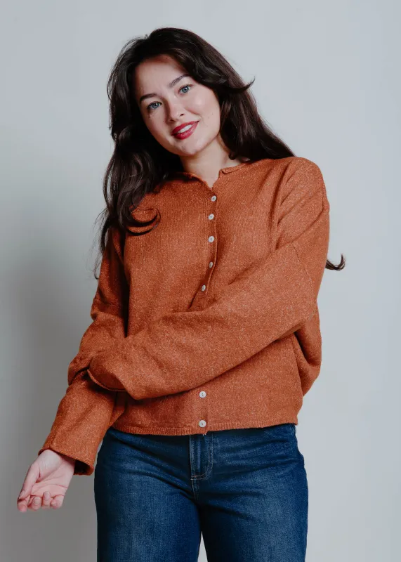 The Kenzie Cardigan - Rust sold by Vinnie Louise