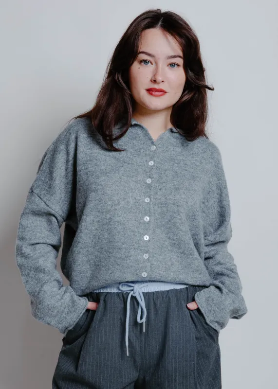 The Kenzie Cardigan - Heather Grey sold by Vinnie Louise