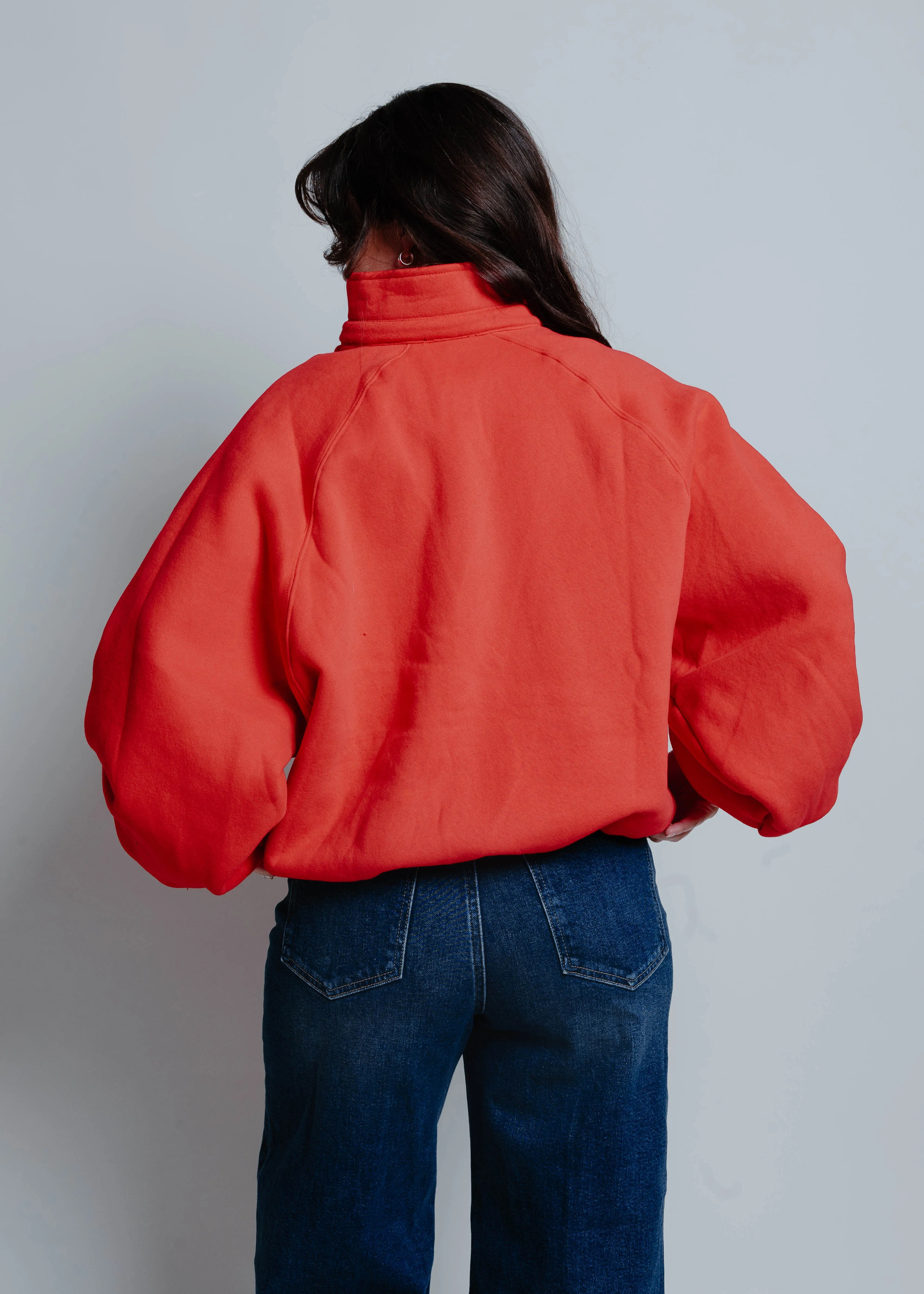 Lainey Buttoned Pullover - Red sold by Vinnie Louise product image thumbnail 5