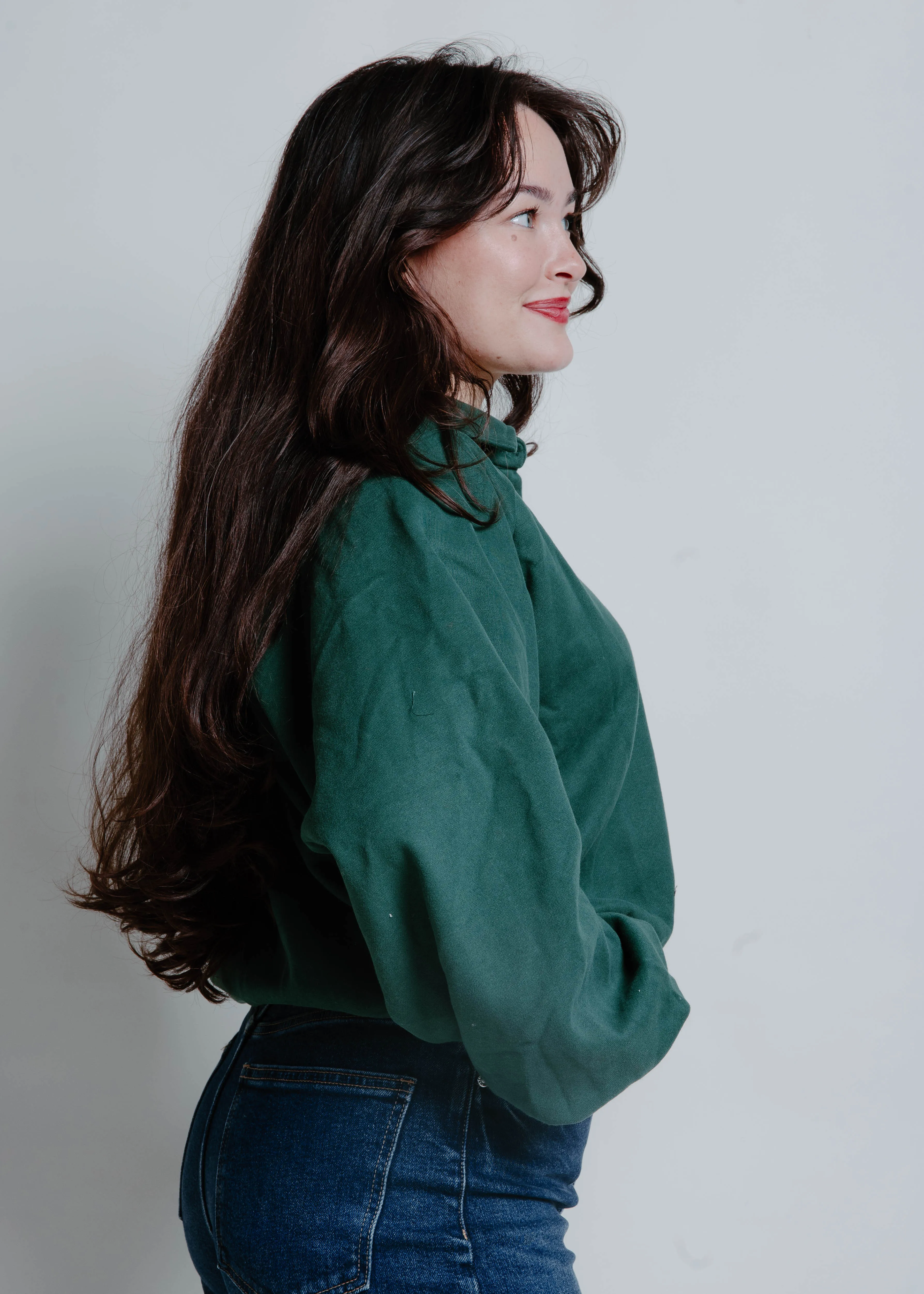 The Polo Long Sleeve Top - Green sold by Vinnie Louise product image thumbnail 4