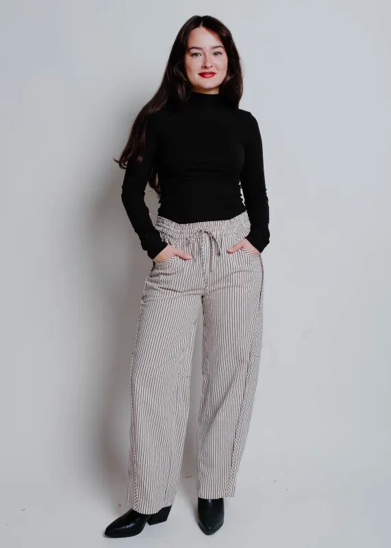 Tyler Striped Barrel Pant sold by Vinnie Louise