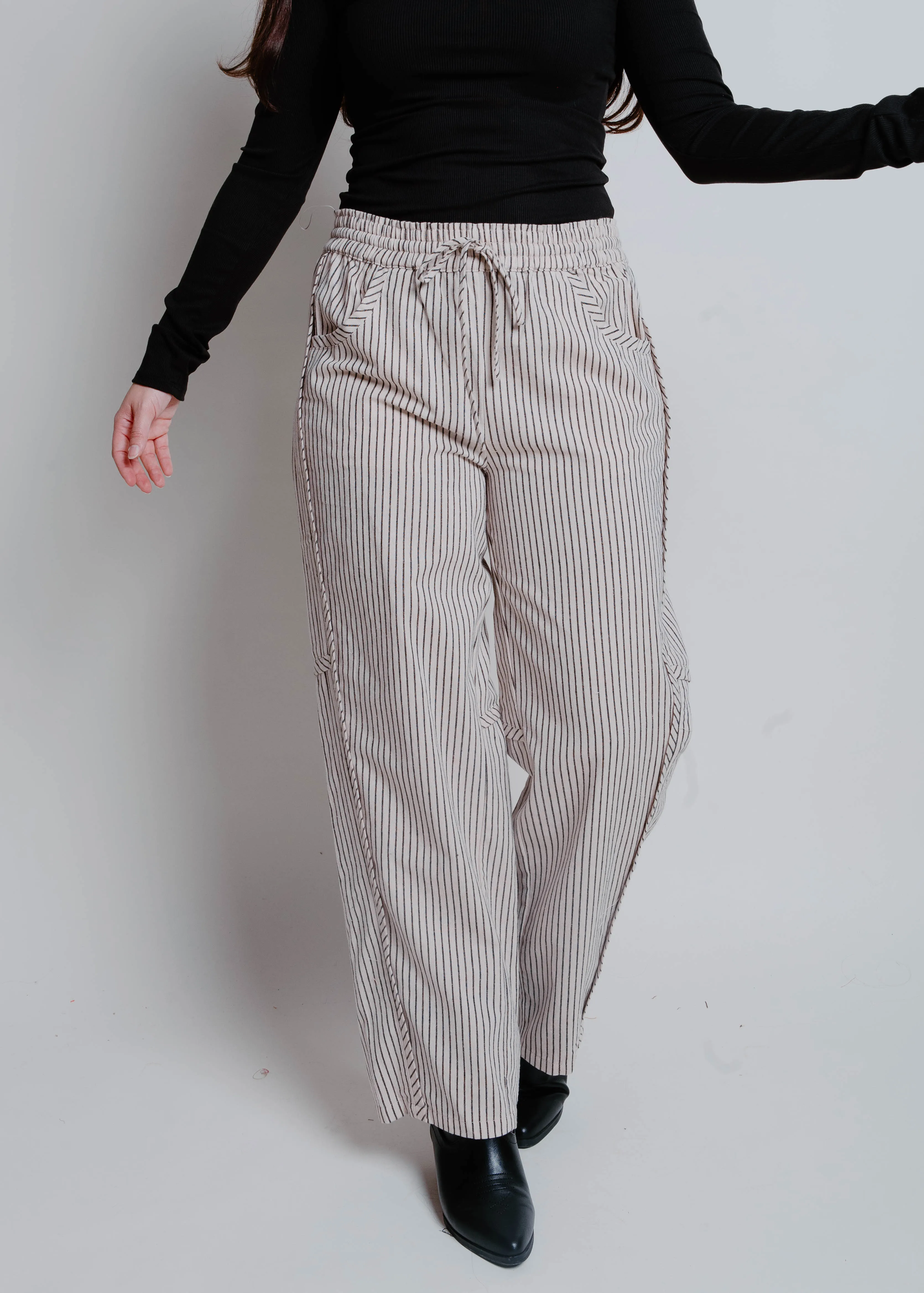 Tyler Striped Barrel Pant sold by Vinnie Louise product image thumbnail 3