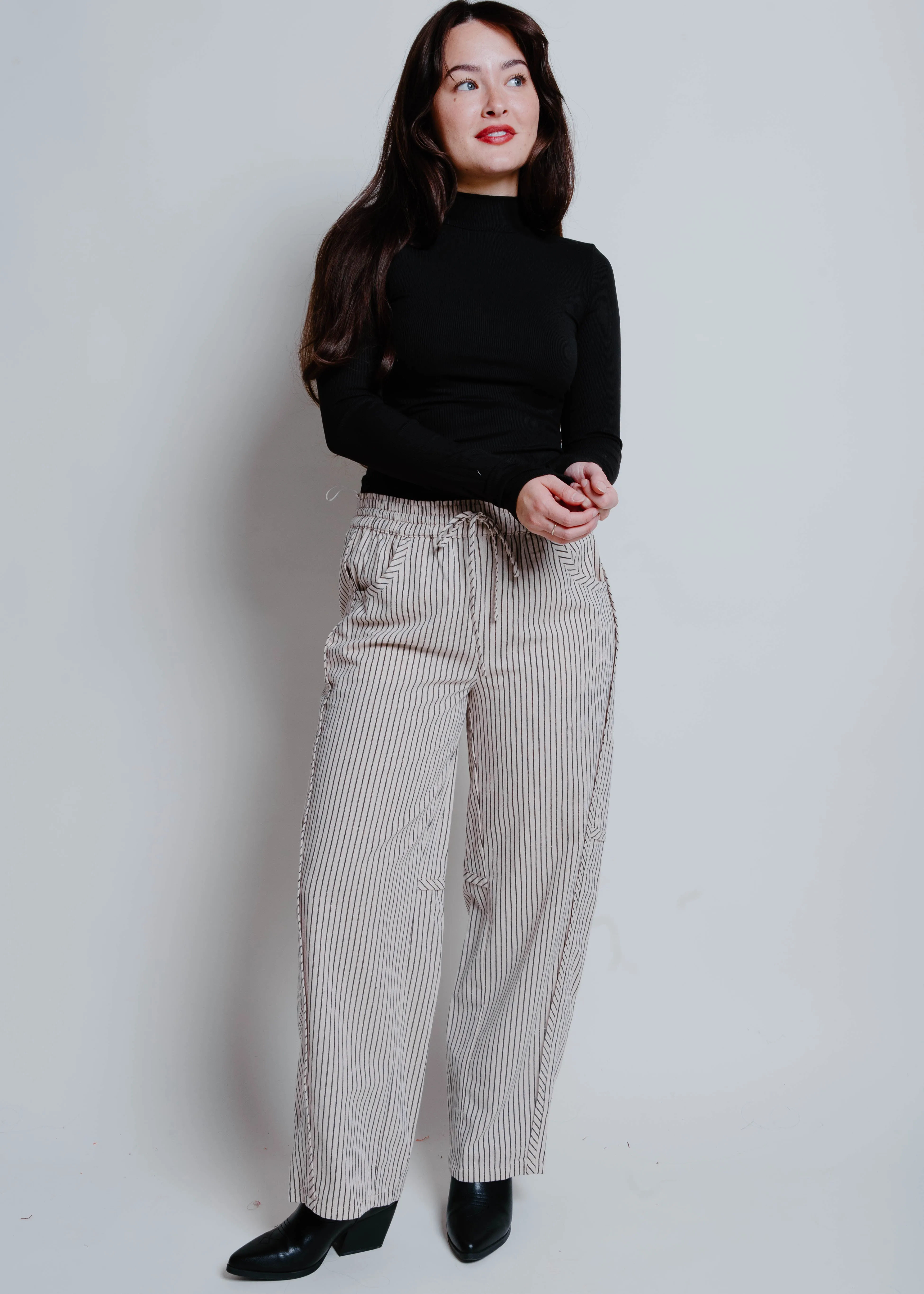 Tyler Striped Barrel Pant sold by Vinnie Louise product image thumbnail 2