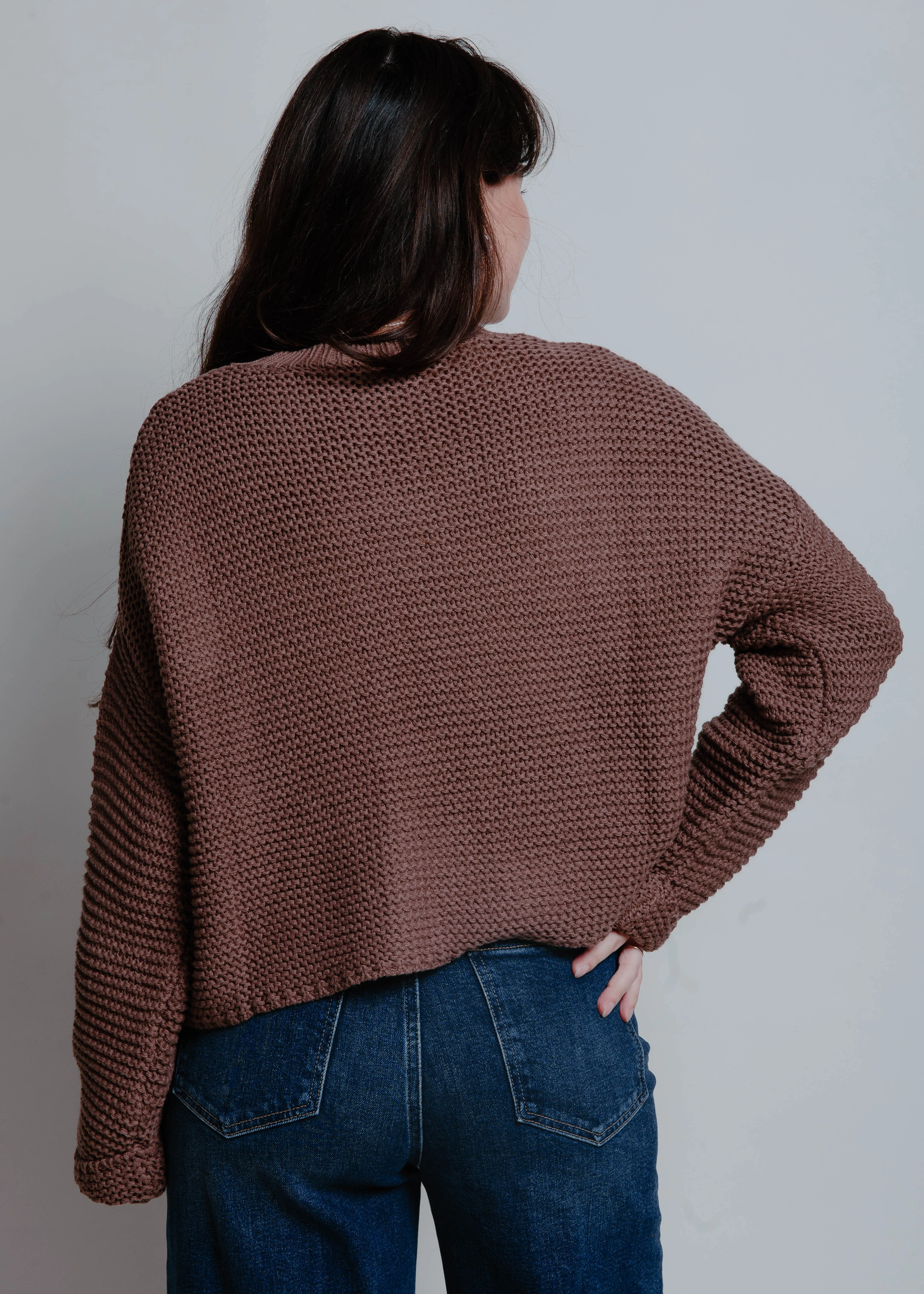 Alisha Knit Sweater - Chocolate sold by Vinnie Louise product image thumbnail 4