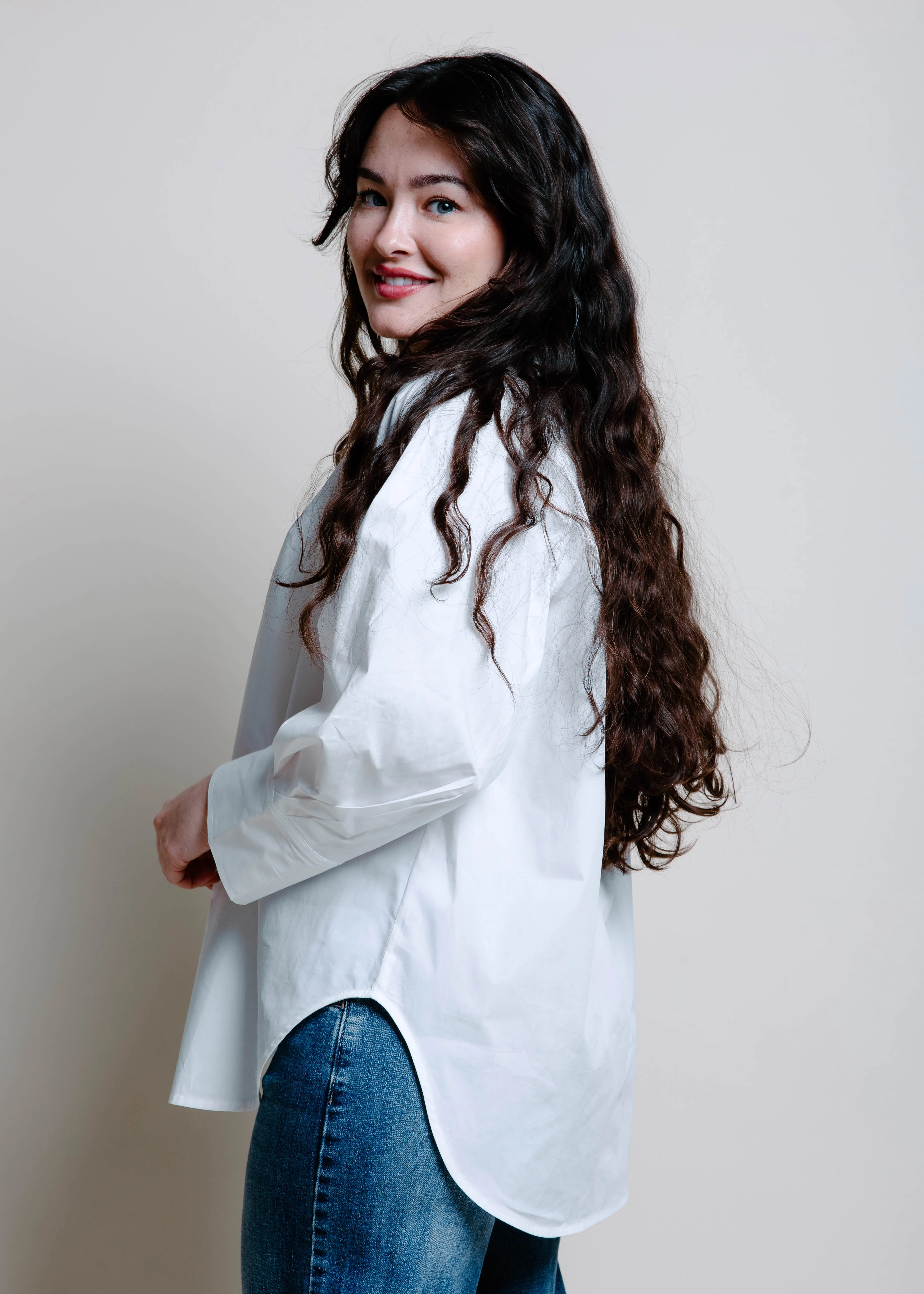 The Office Blouse - Off White sold by Vinnie Louise product image thumbnail 3