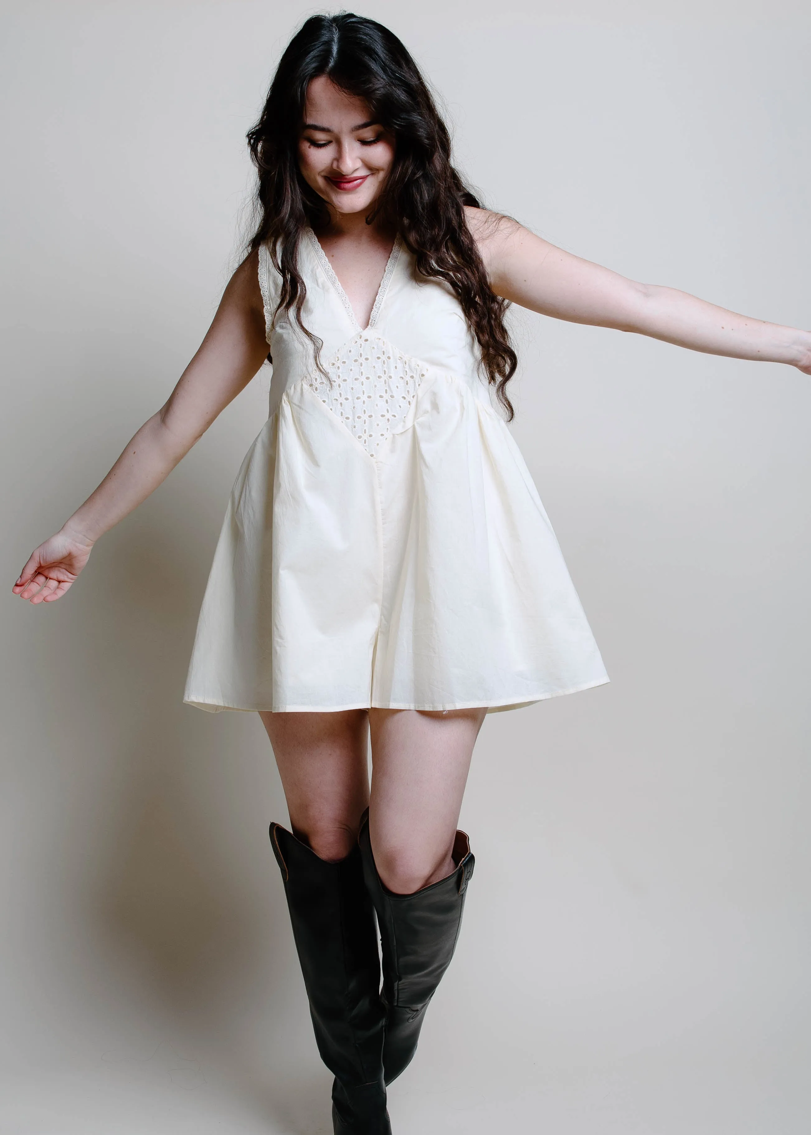 Franklin Romper - Butter sold by Vinnie Louise product image thumbnail 4