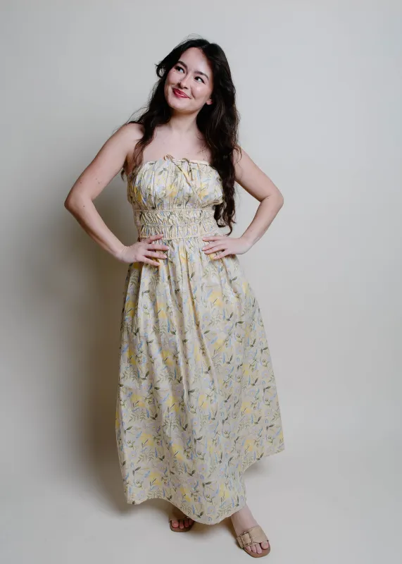 The Lake Como Strapless Dress sold by Vinnie Louise