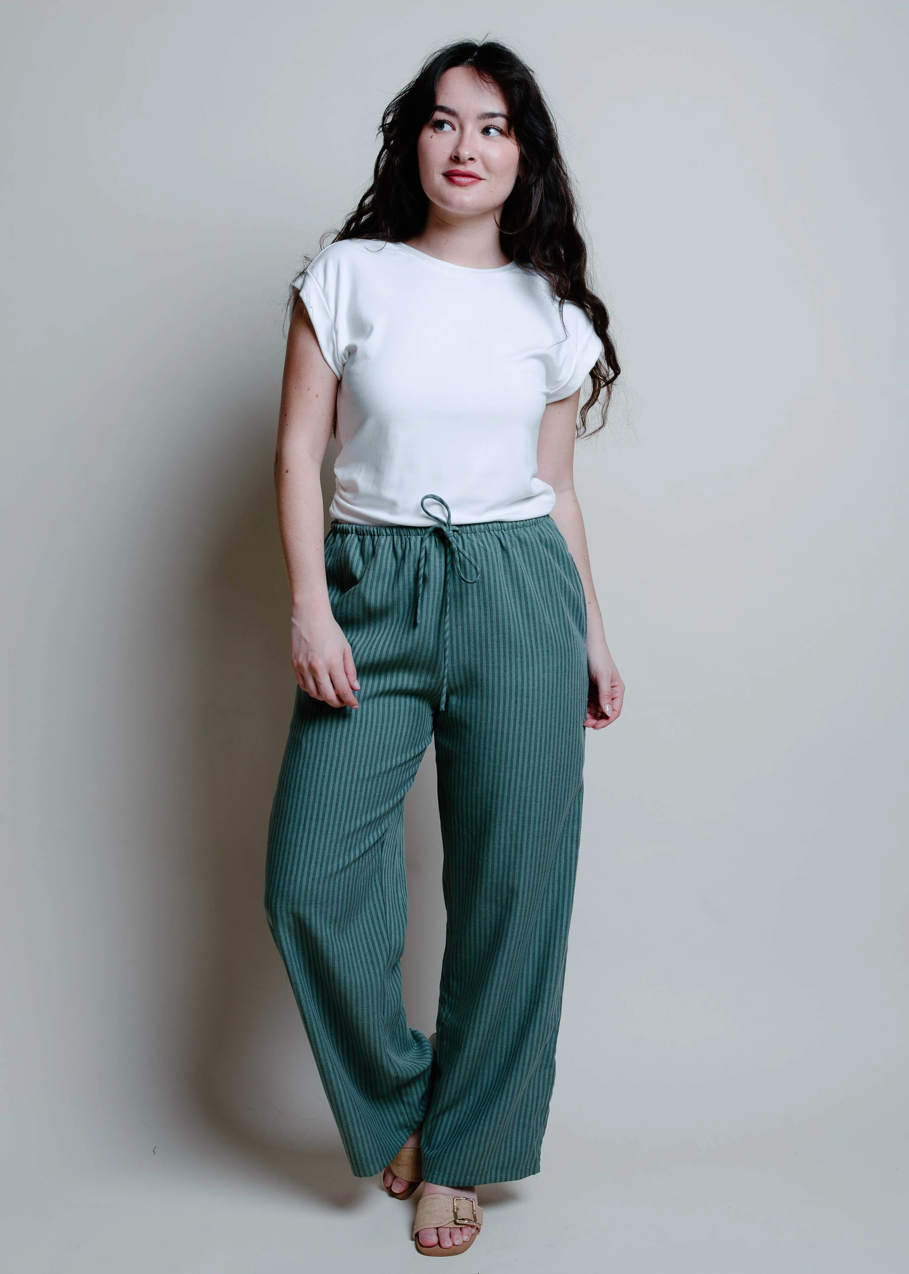 The Vineyard Striped Pants - Green sold by Vinnie Louise product image thumbnail 2