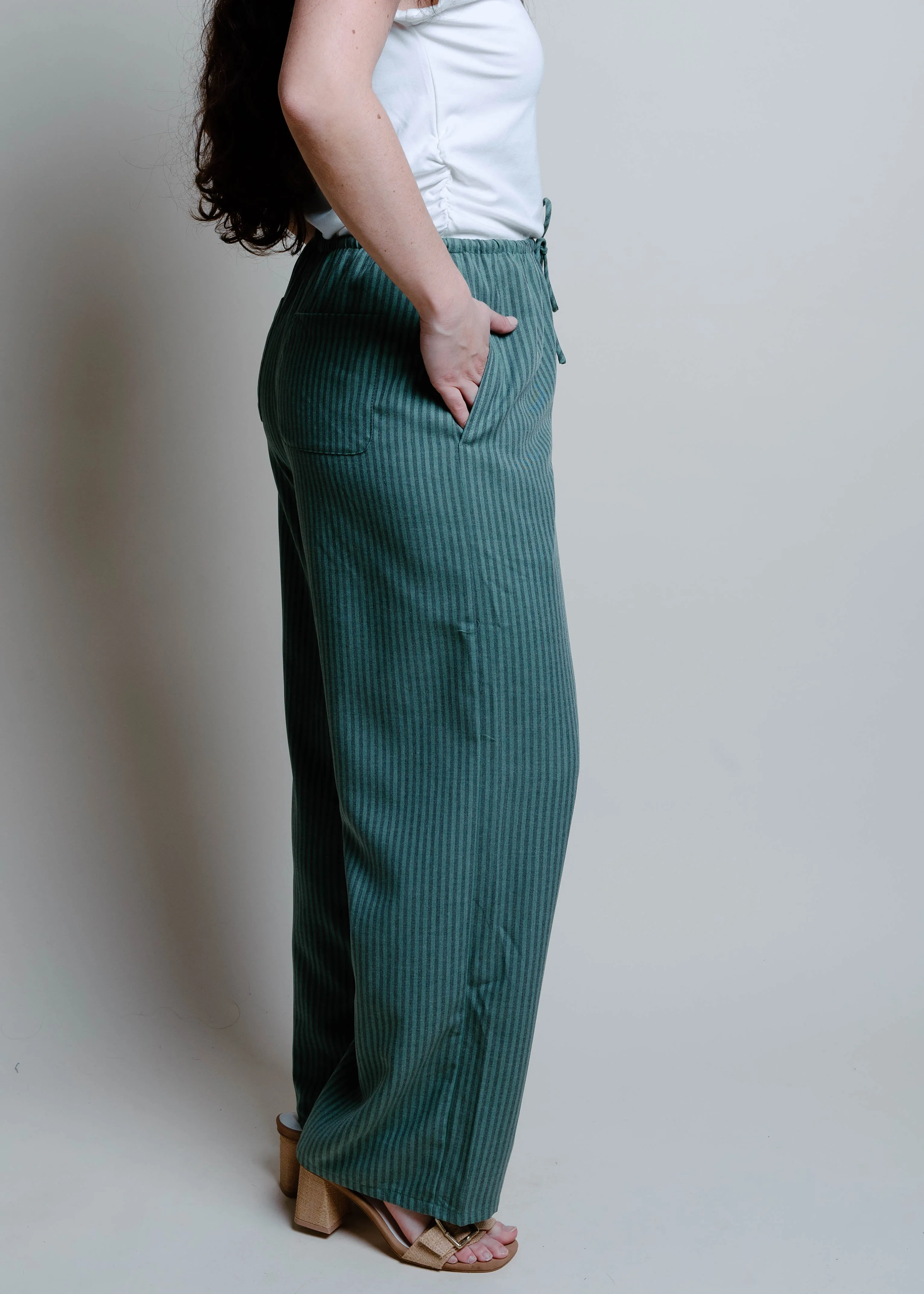 The Vineyard Striped Pants - Green sold by Vinnie Louise product image thumbnail 3