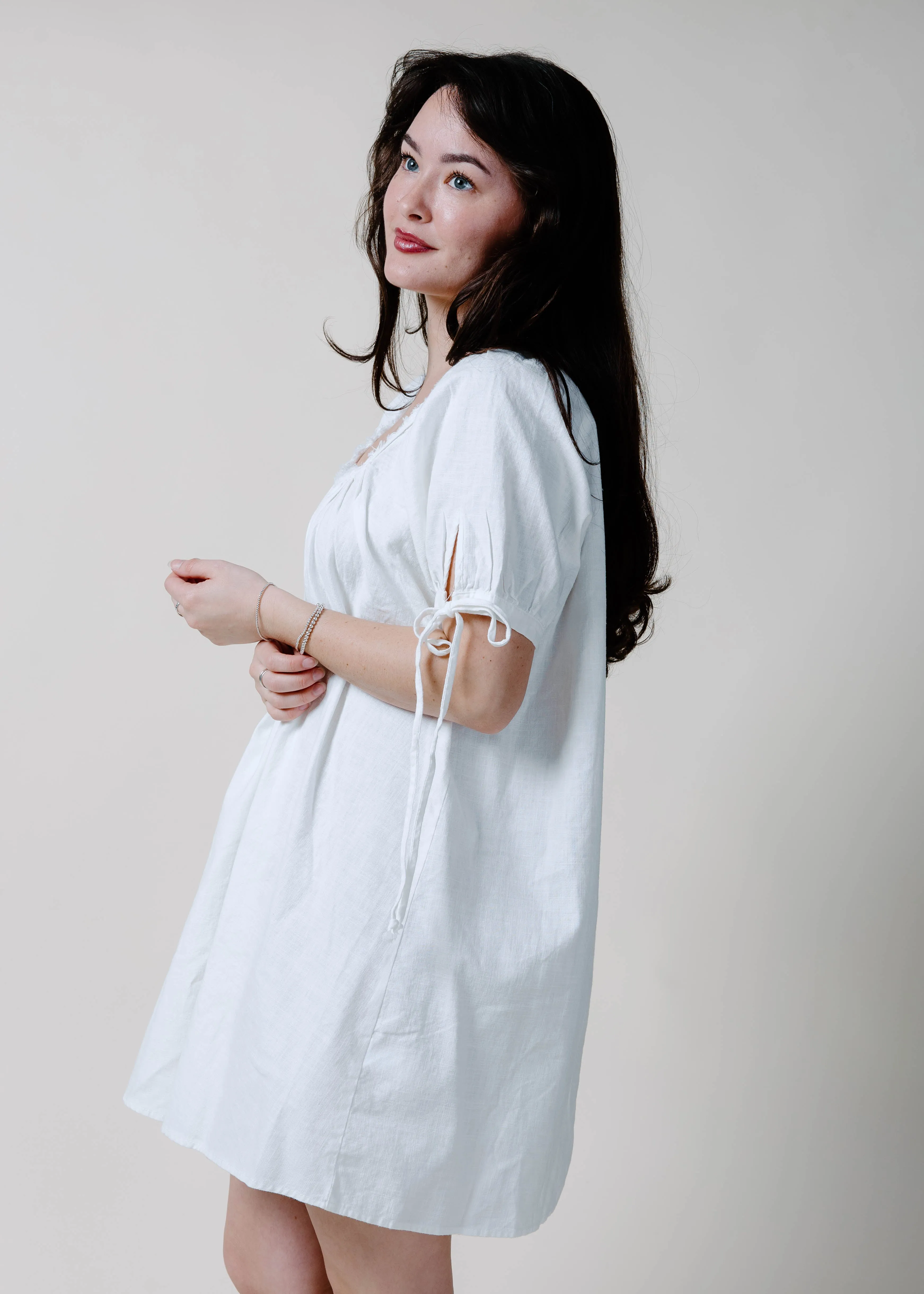 The Farris Mini Dress - White sold by Vinnie Louise product image thumbnail 4