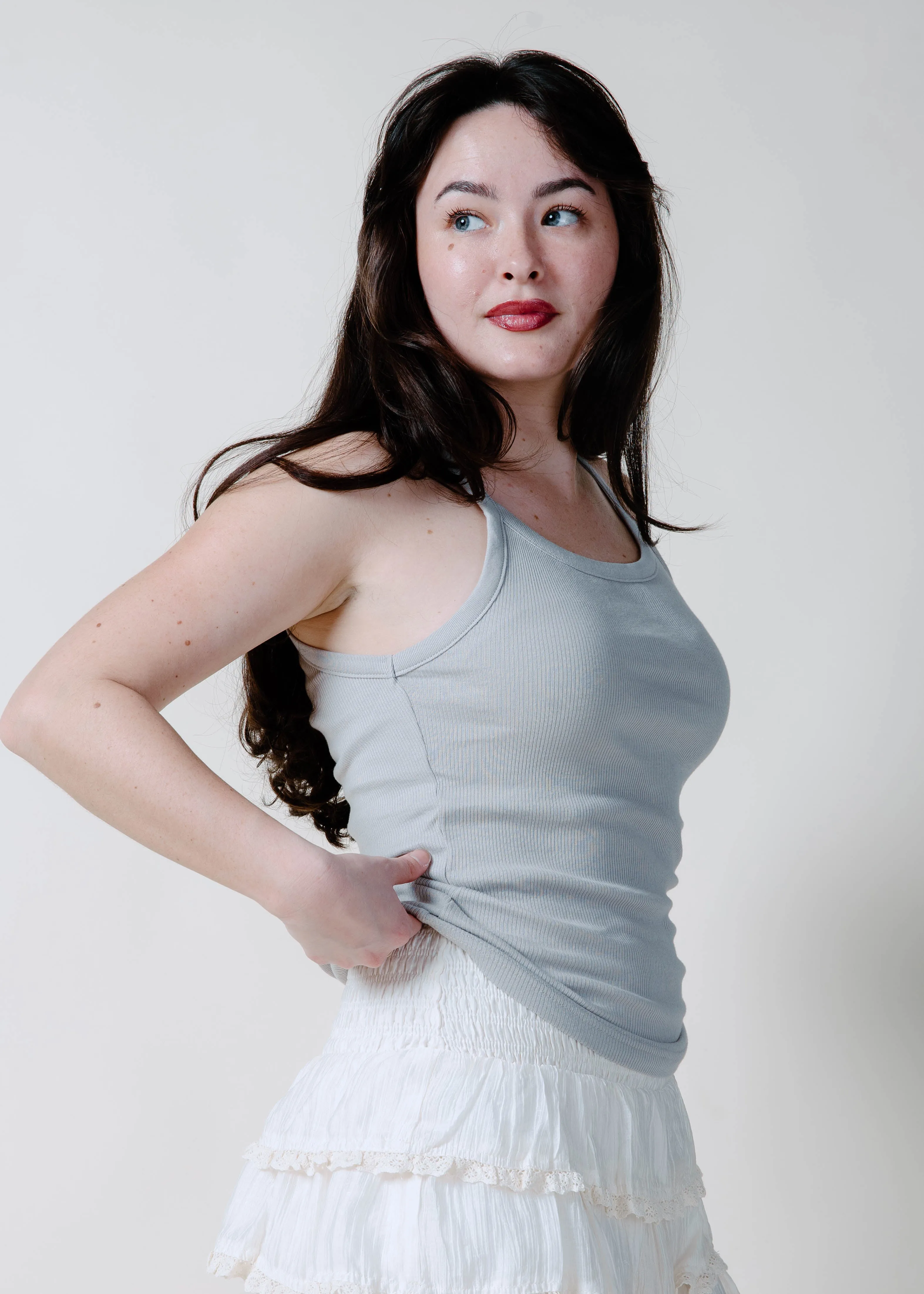 The Tori Knit Tank - Taupe sold by Vinnie Louise product image thumbnail 3