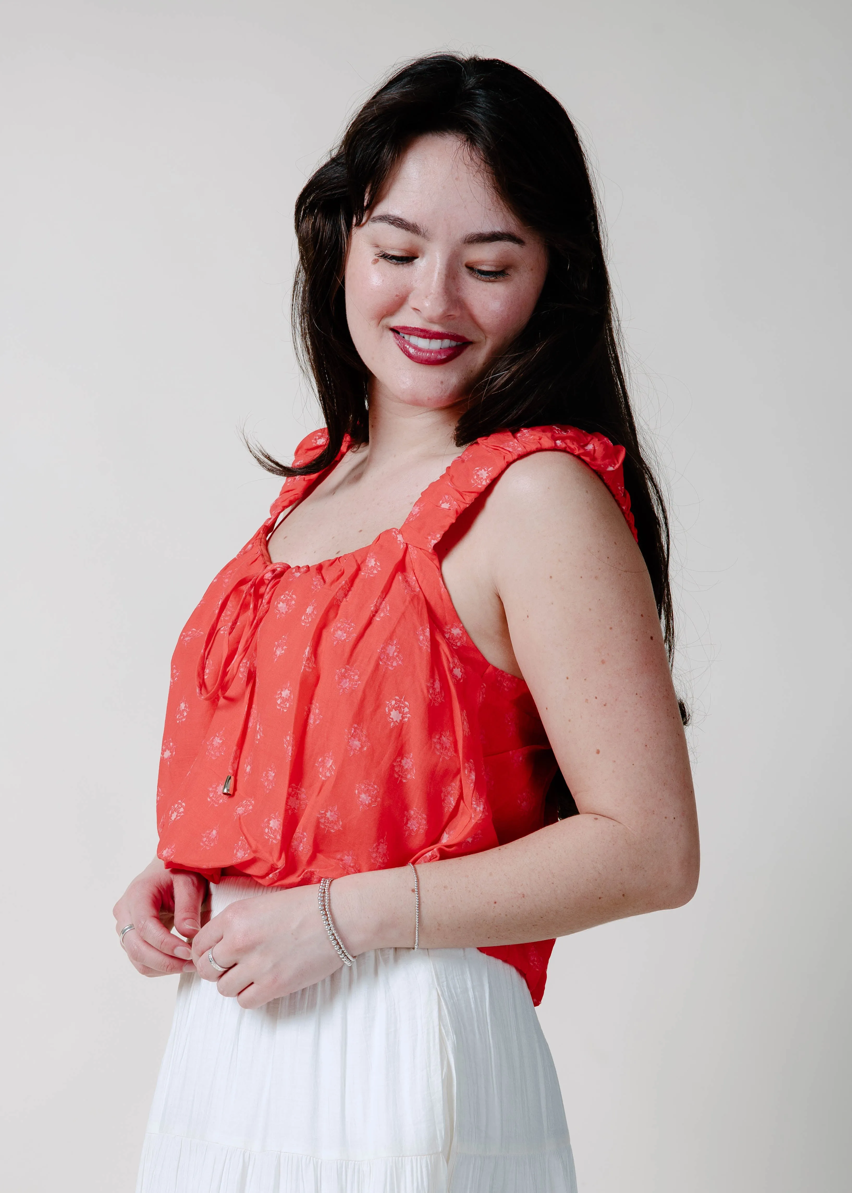 The Rosie Crop Top - Poppy sold by Vinnie Louise product image thumbnail 3