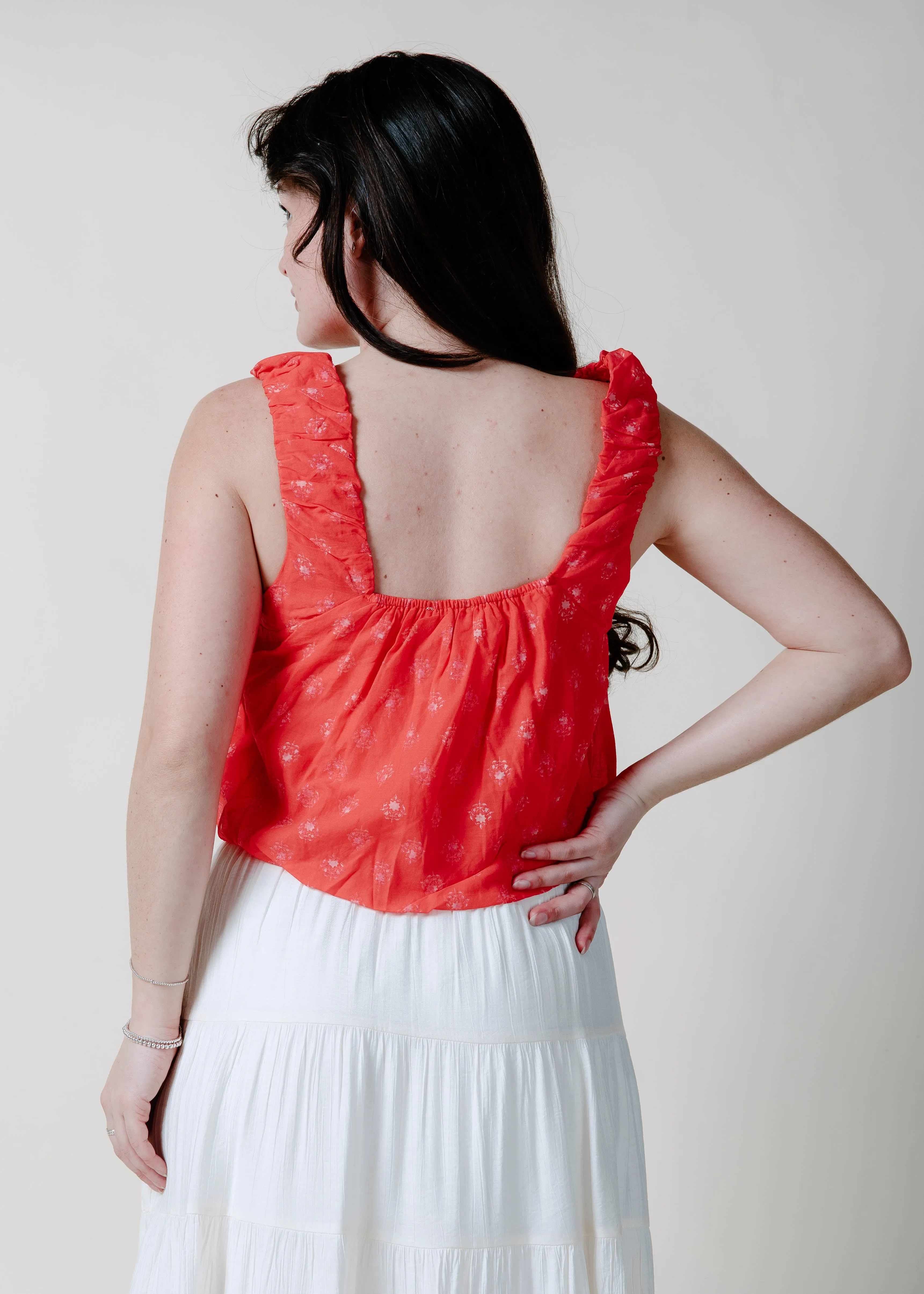 The Rosie Crop Top - Poppy sold by Vinnie Louise product image thumbnail 5