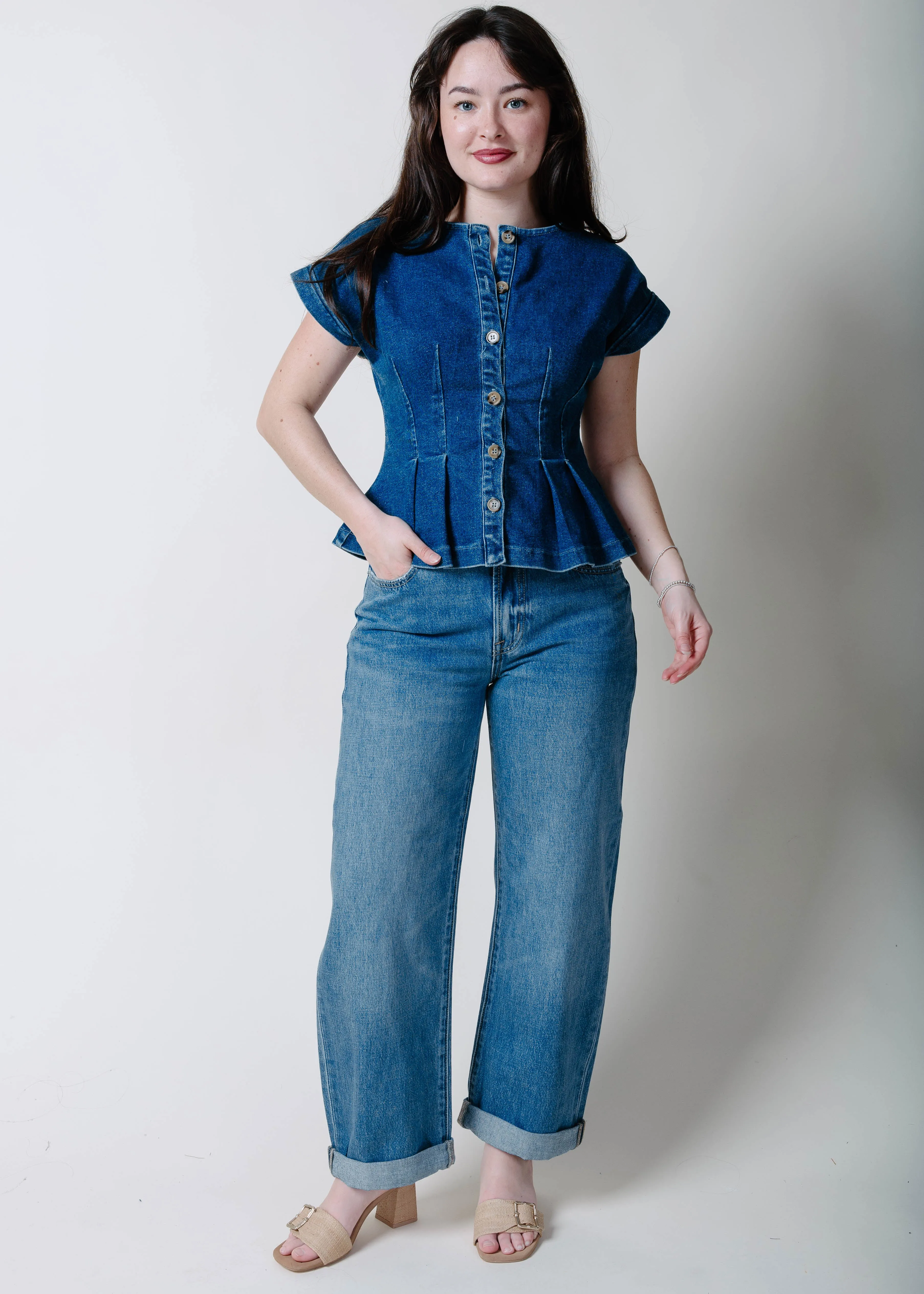 The Lone Star Denim Top sold by Vinnie Louise