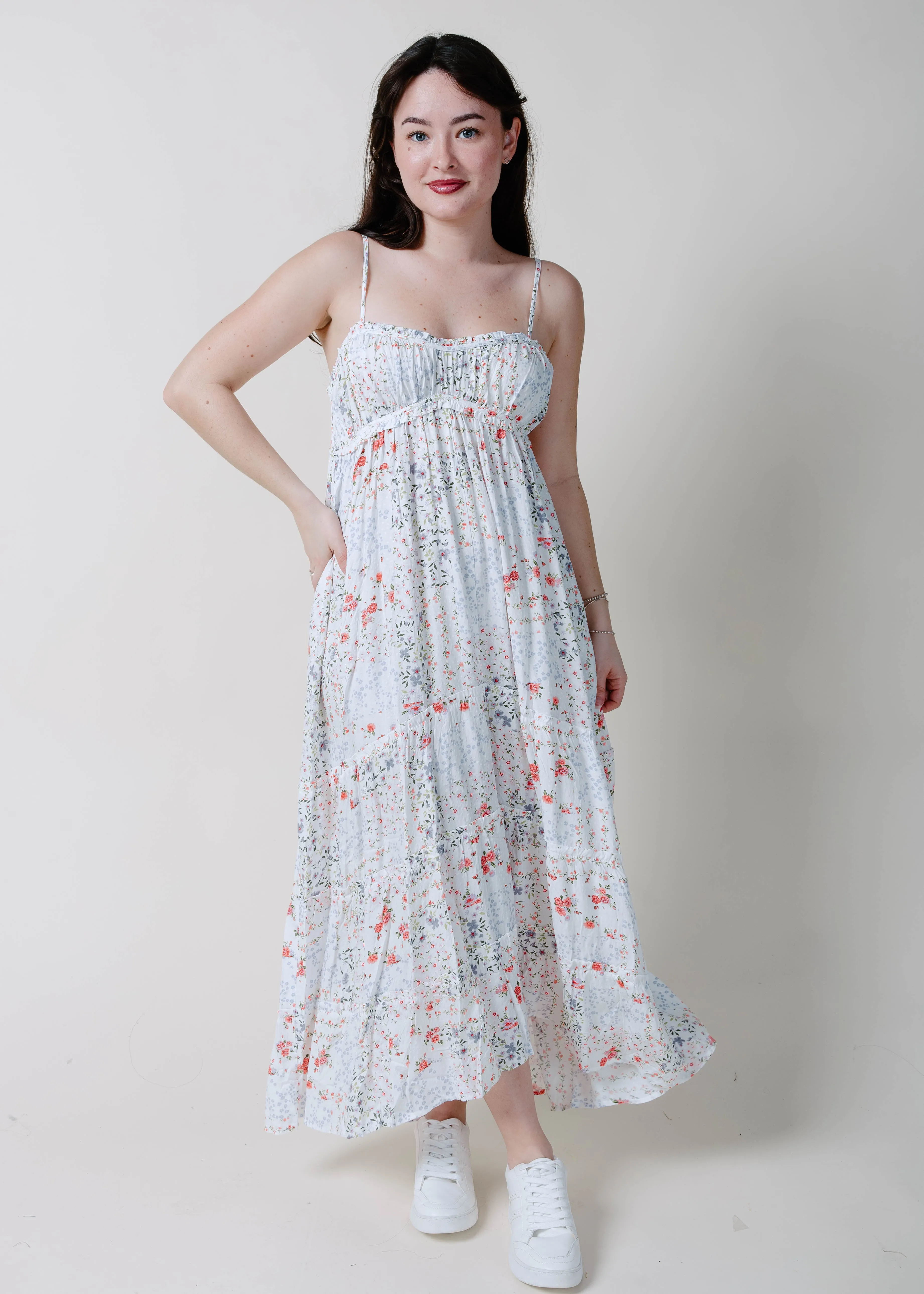The Athena Ruffle Maxi Dress sold by Vinnie Louise product image thumbnail 2