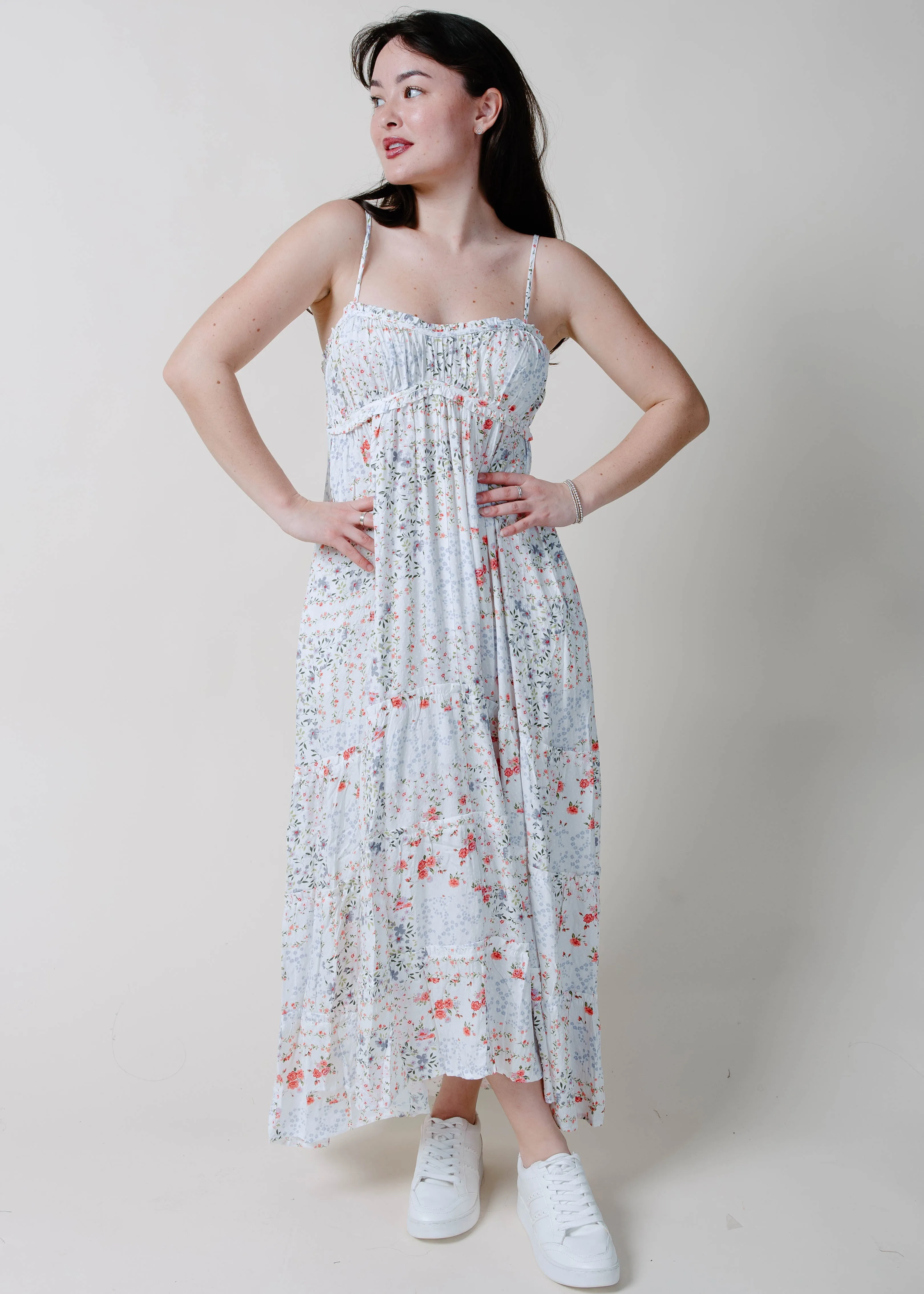 The Athena Ruffle Maxi Dress sold by Vinnie Louise product image thumbnail 4