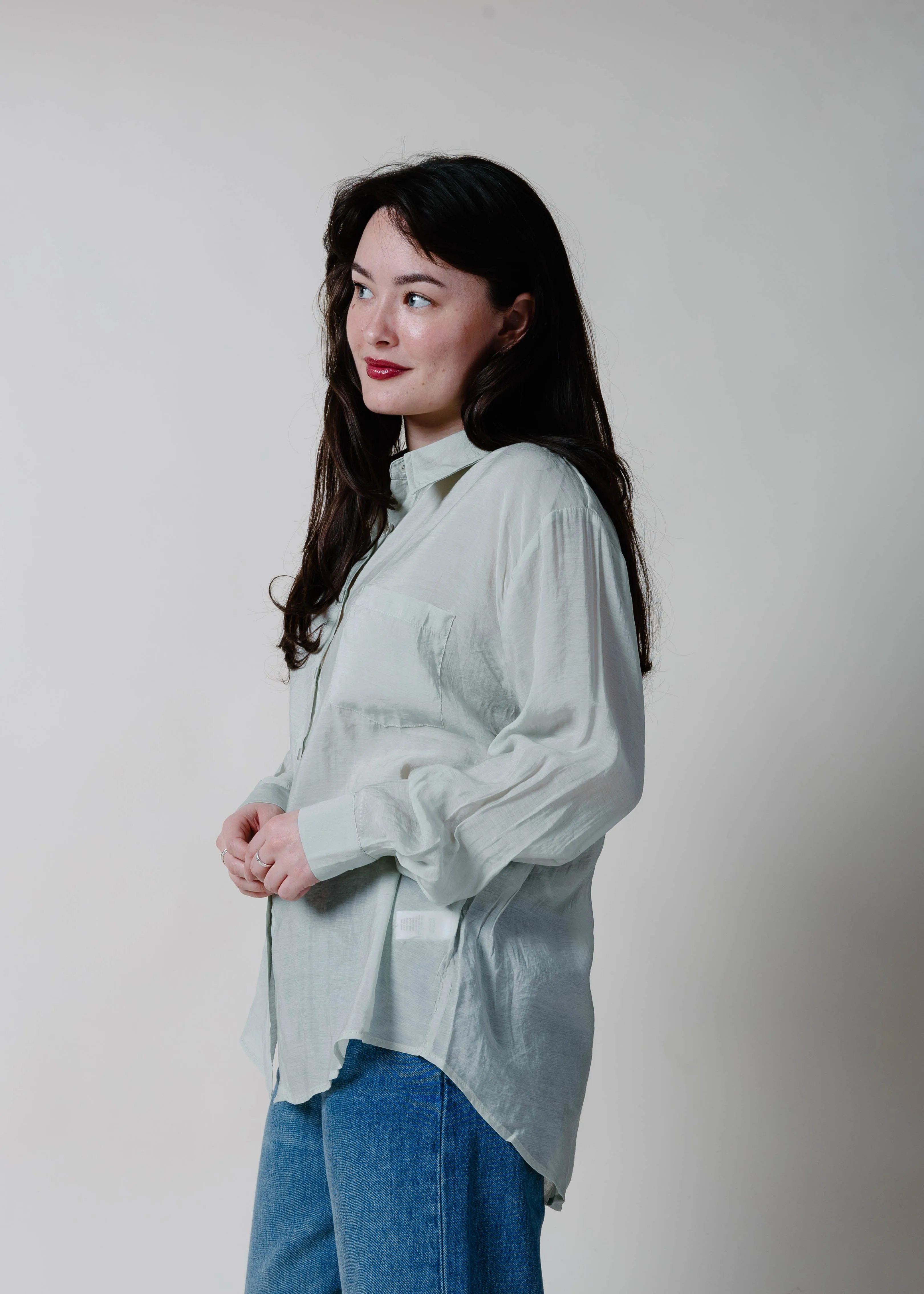 Harper Button Down - Light Sage sold by Vinnie Louise product image thumbnail 4