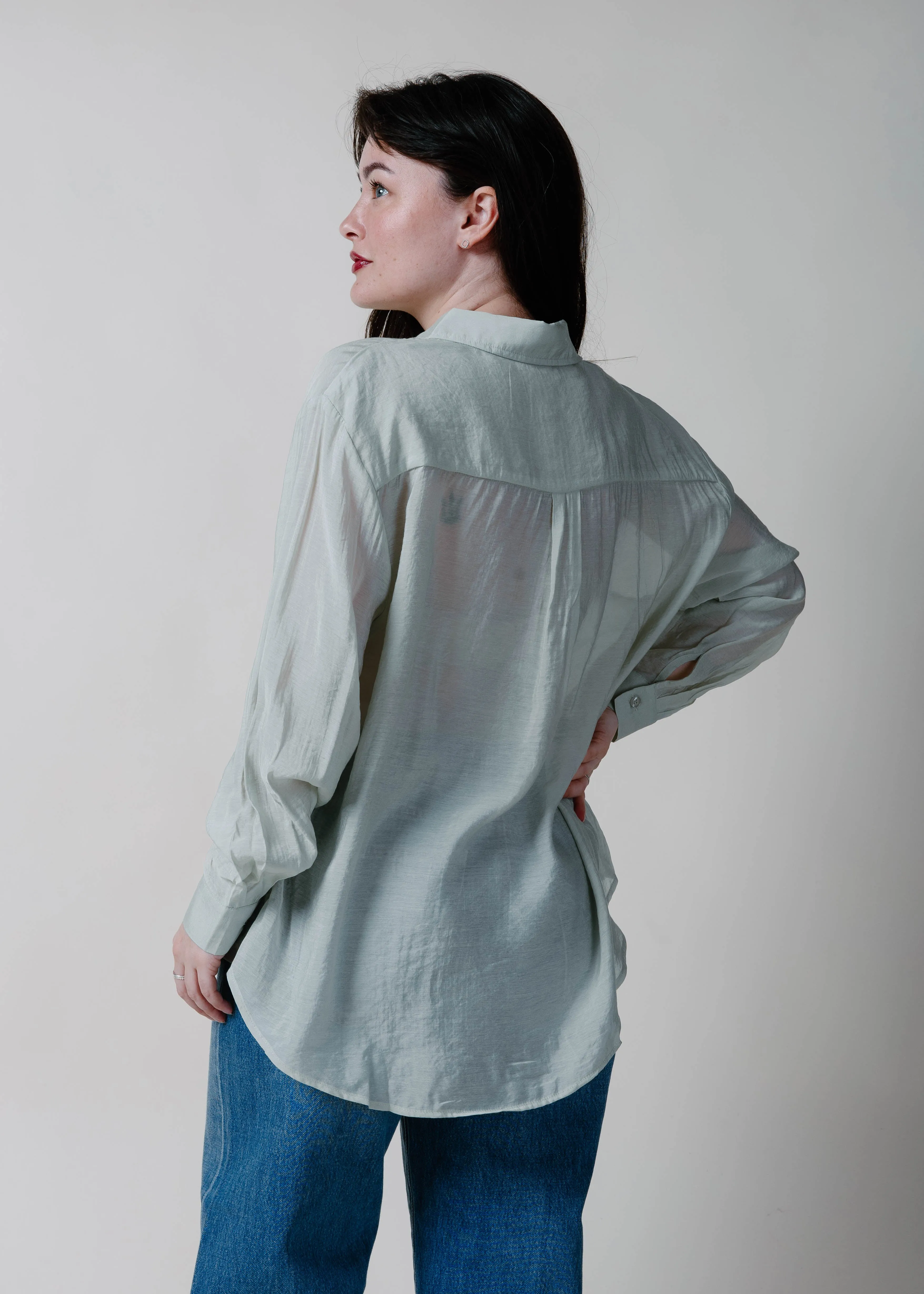 Harper Button Down - Light Sage sold by Vinnie Louise product image thumbnail 5