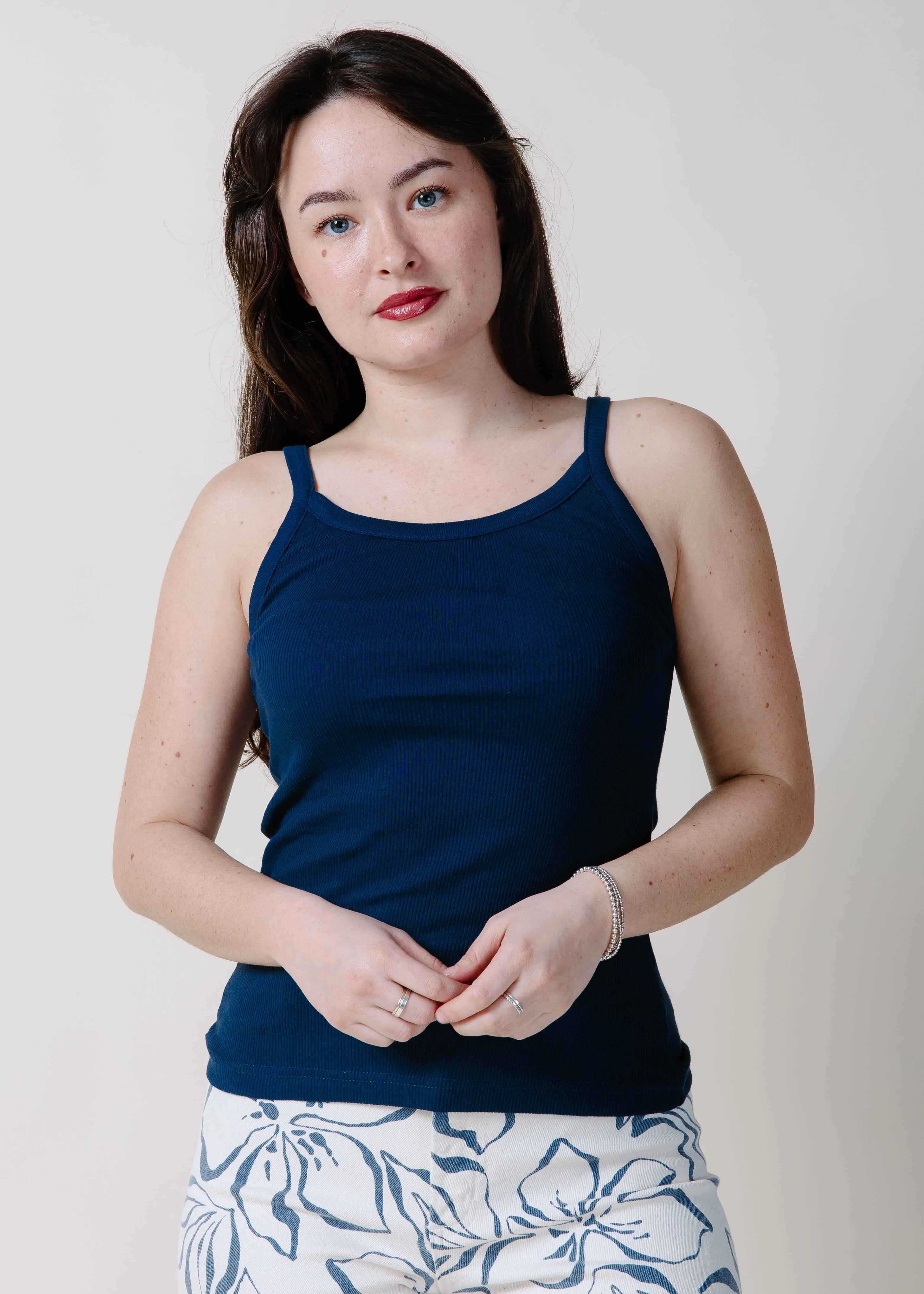 The Tori Knit Tank - Navy sold by Vinnie Louise