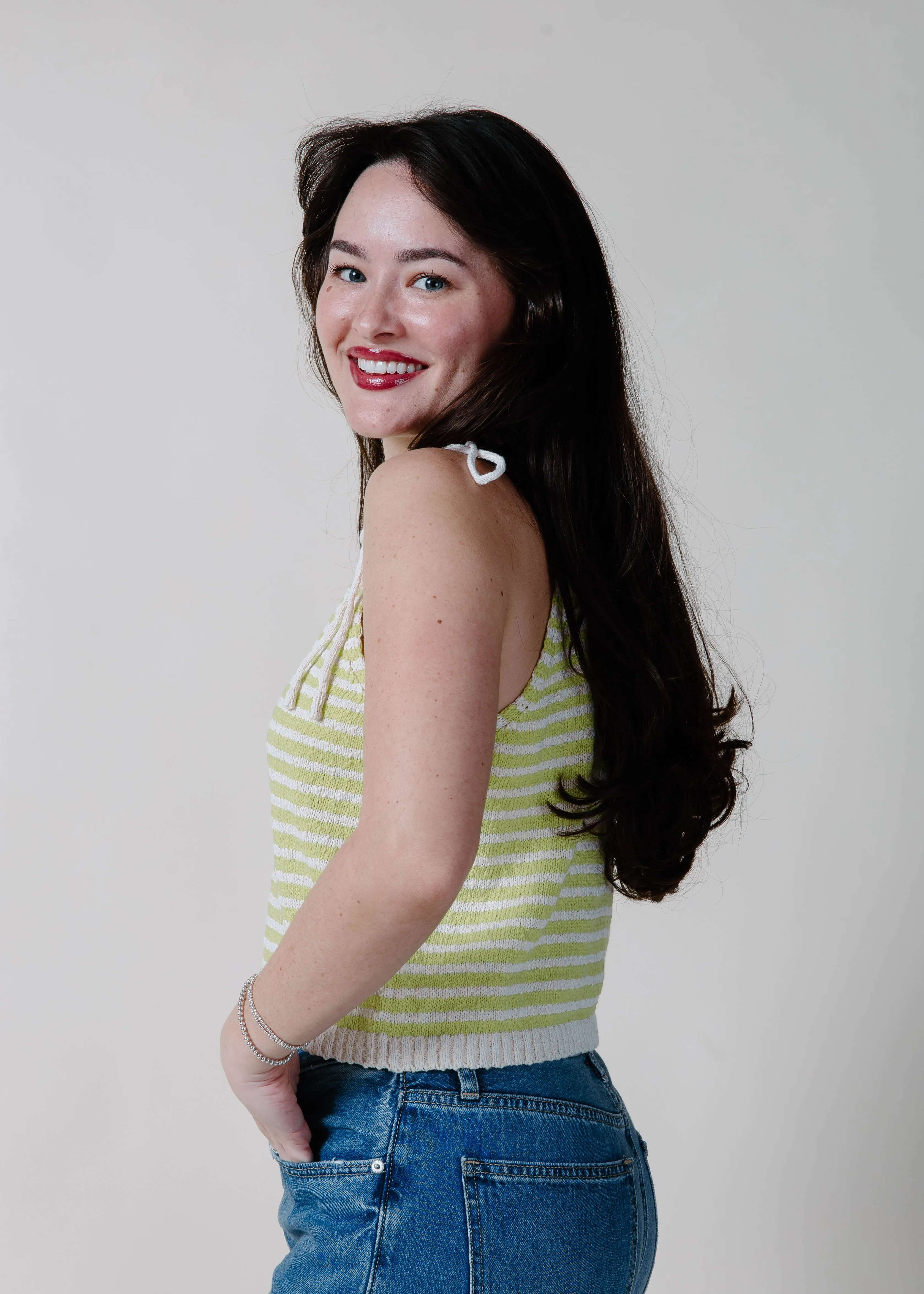 Seabrook Knit Top - Lime sold by Vinnie Louise product image thumbnail 3