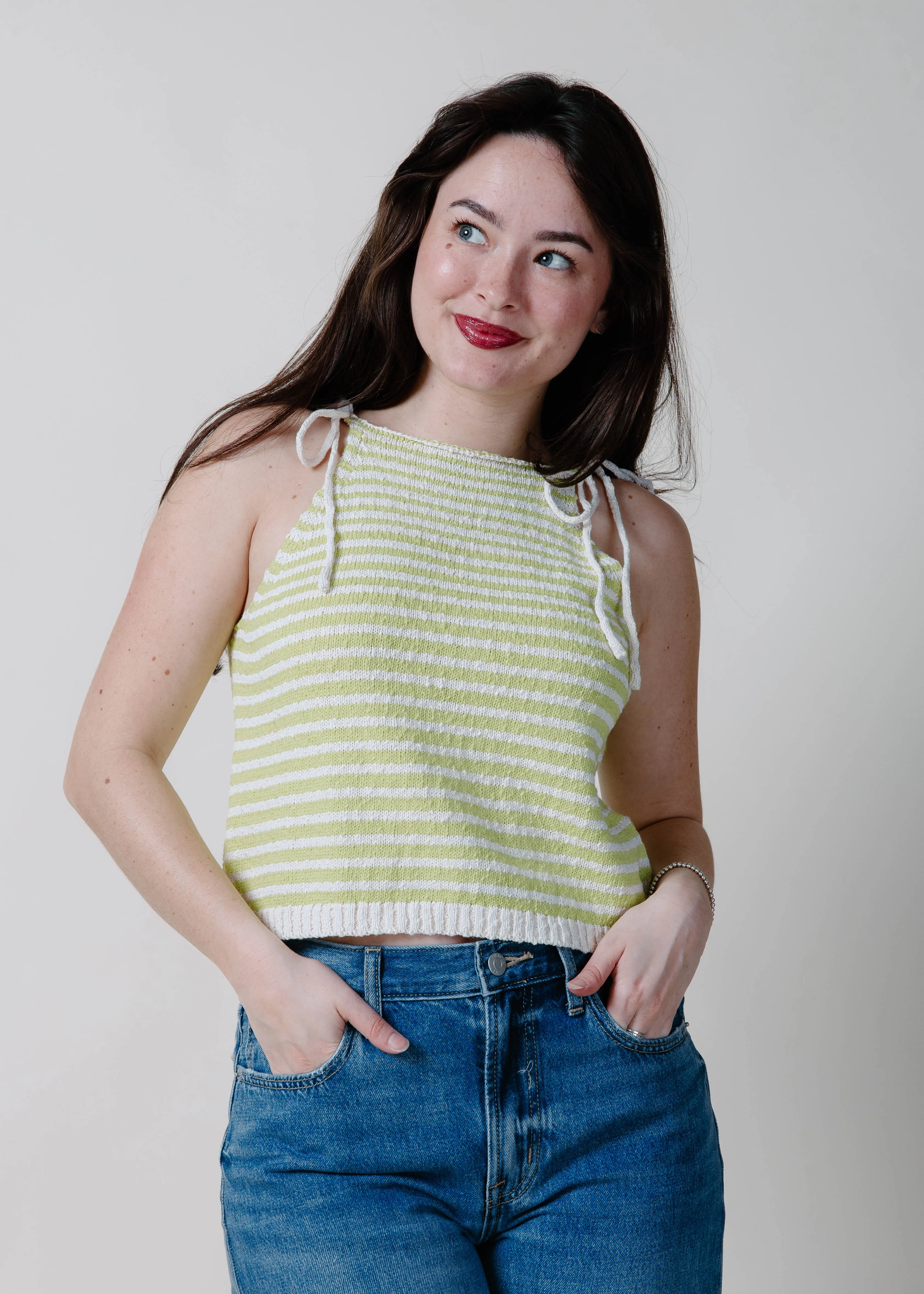 Seabrook Knit Top - Lime sold by Vinnie Louise product image thumbnail 2