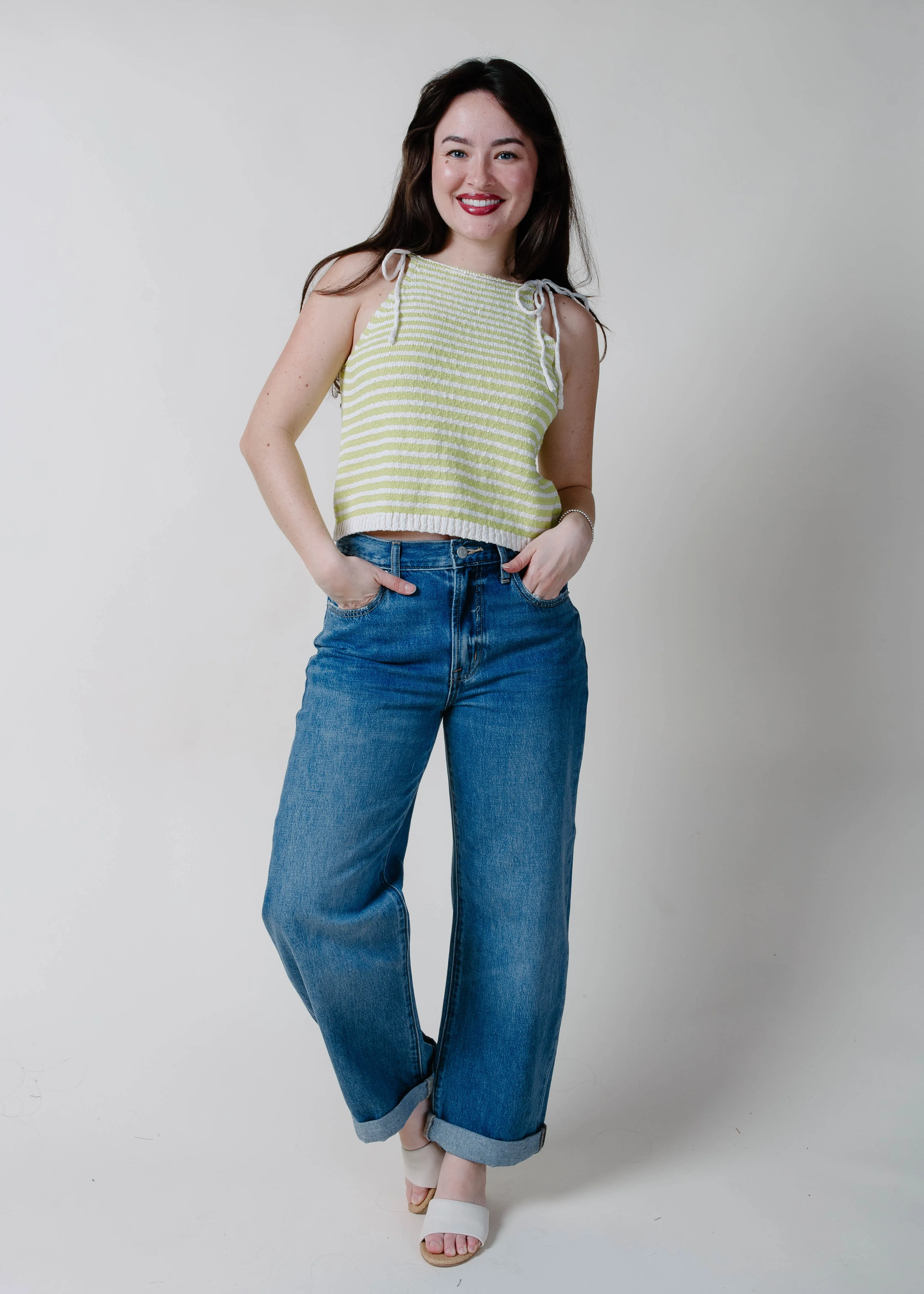 Seabrook Knit Top - Lime sold by Vinnie Louise