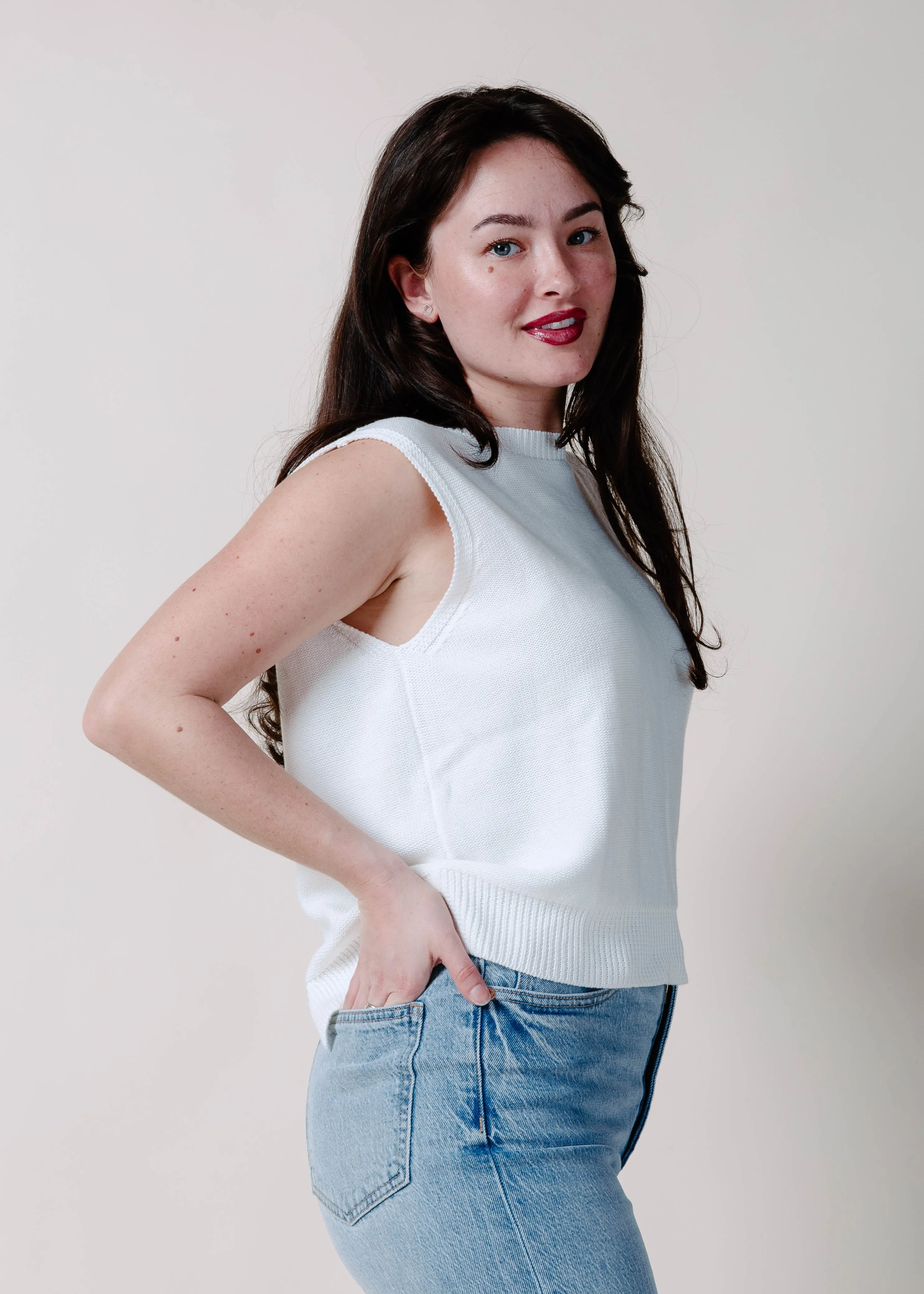 The Lily Lane Tie Top - Cream sold by Vinnie Louise product image thumbnail 3