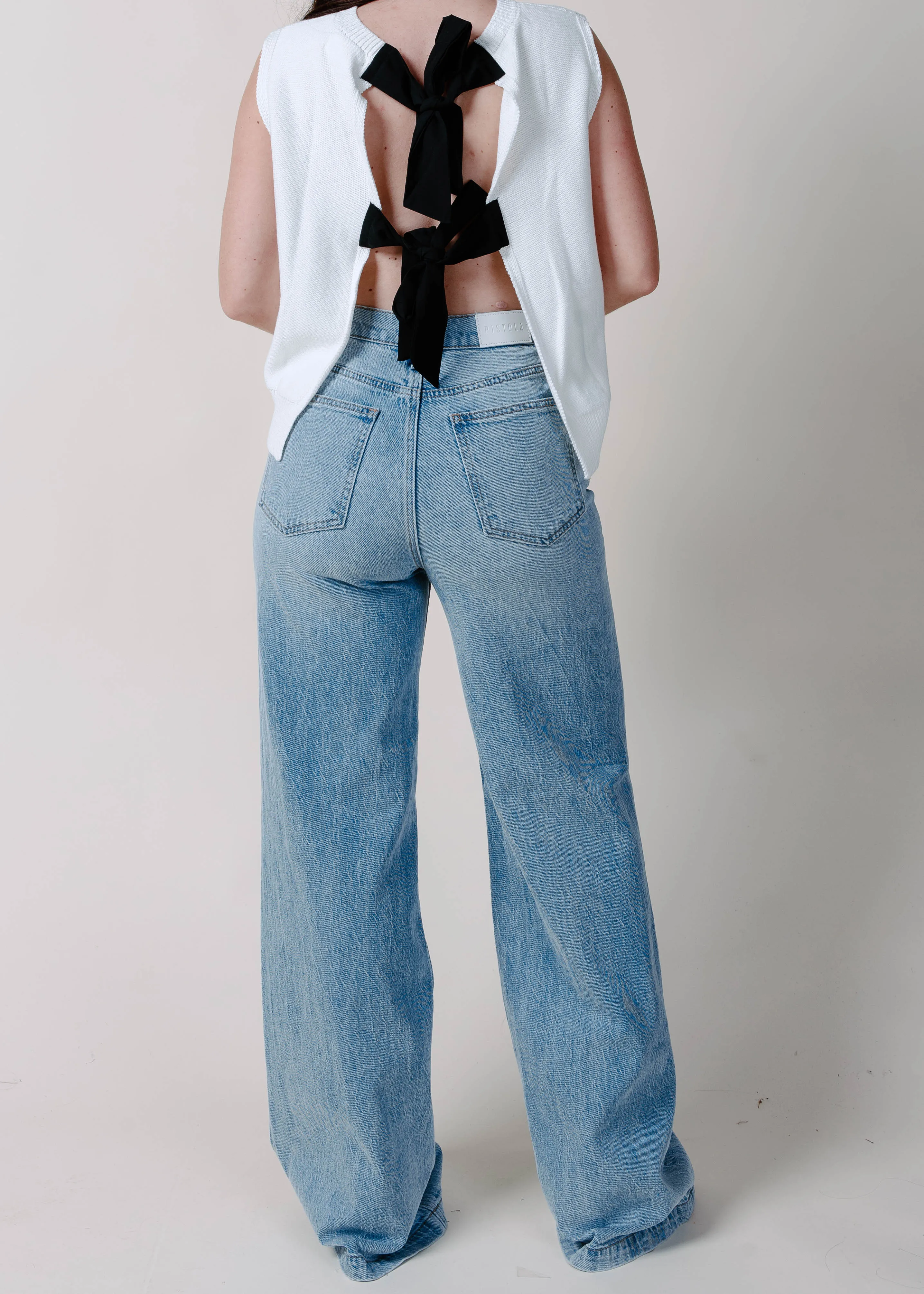 The Lily Lane Tie Top - Cream sold by Vinnie Louise product image thumbnail 4