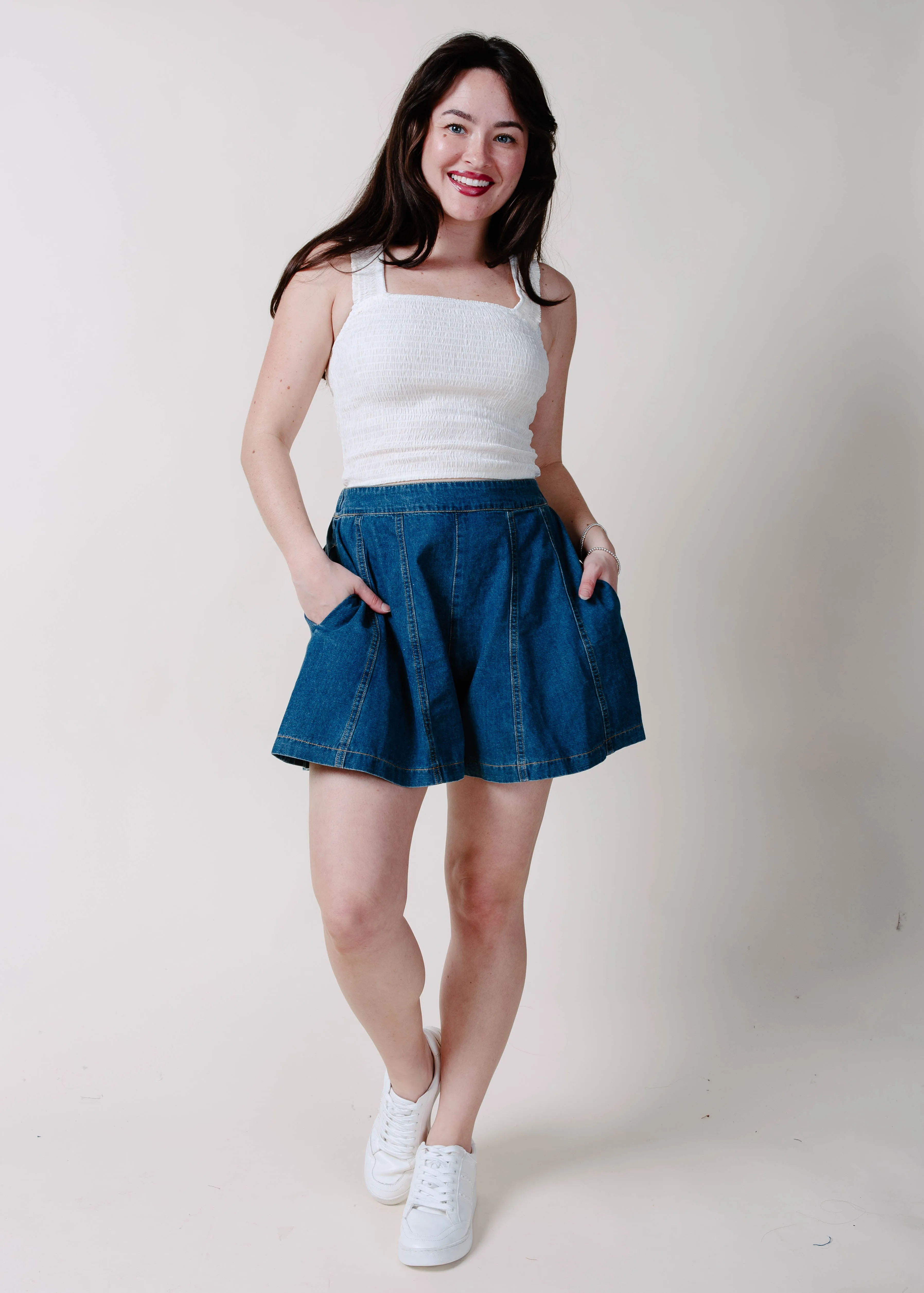 The April Denim Shorts sold by Vinnie Louise