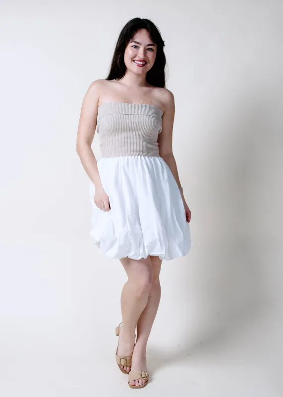 Ronnie Mini Dress - Natural made by idem ditto