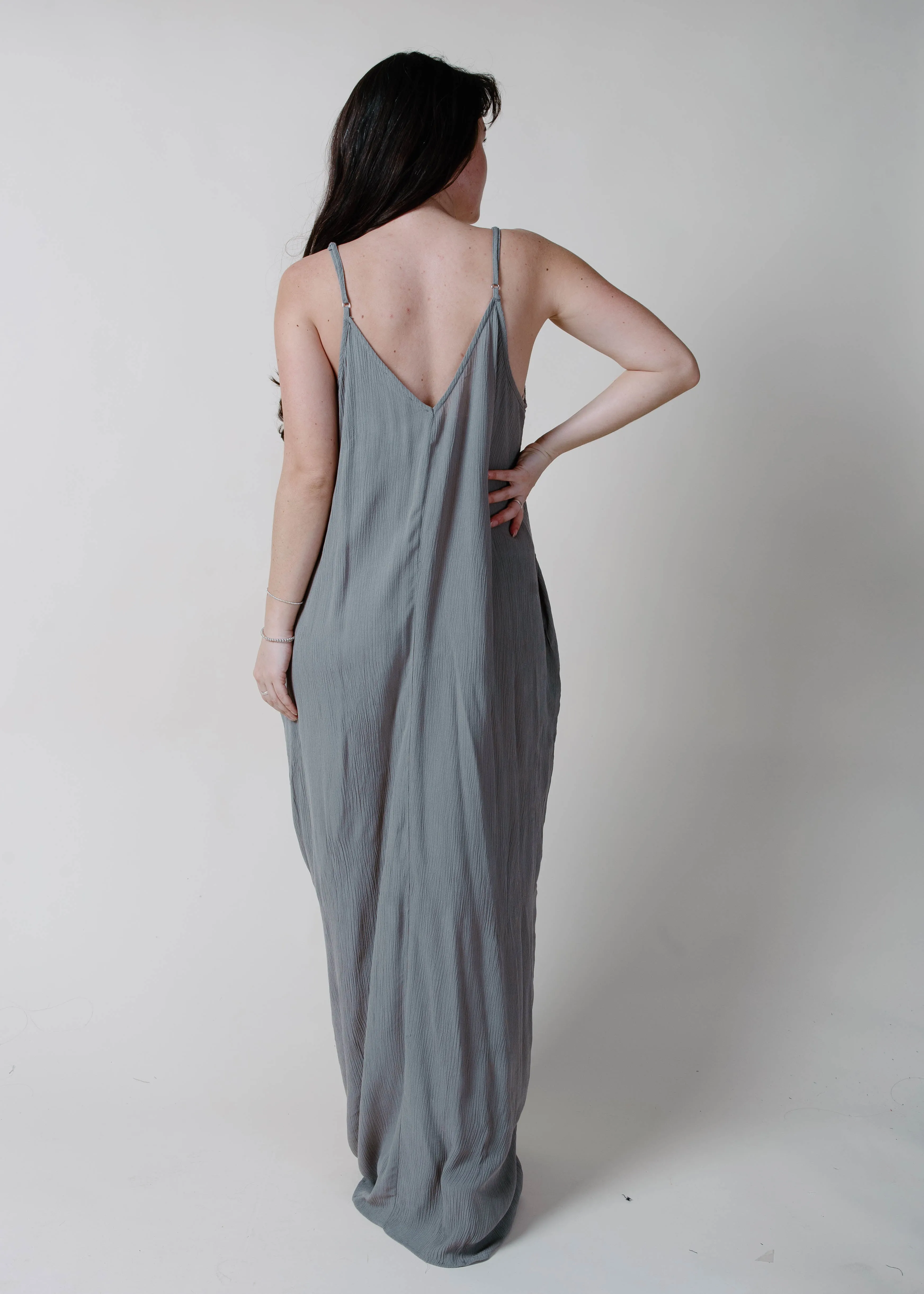 The Coco Maxi Dress - Cement sold by Vinnie Louise product image thumbnail 4
