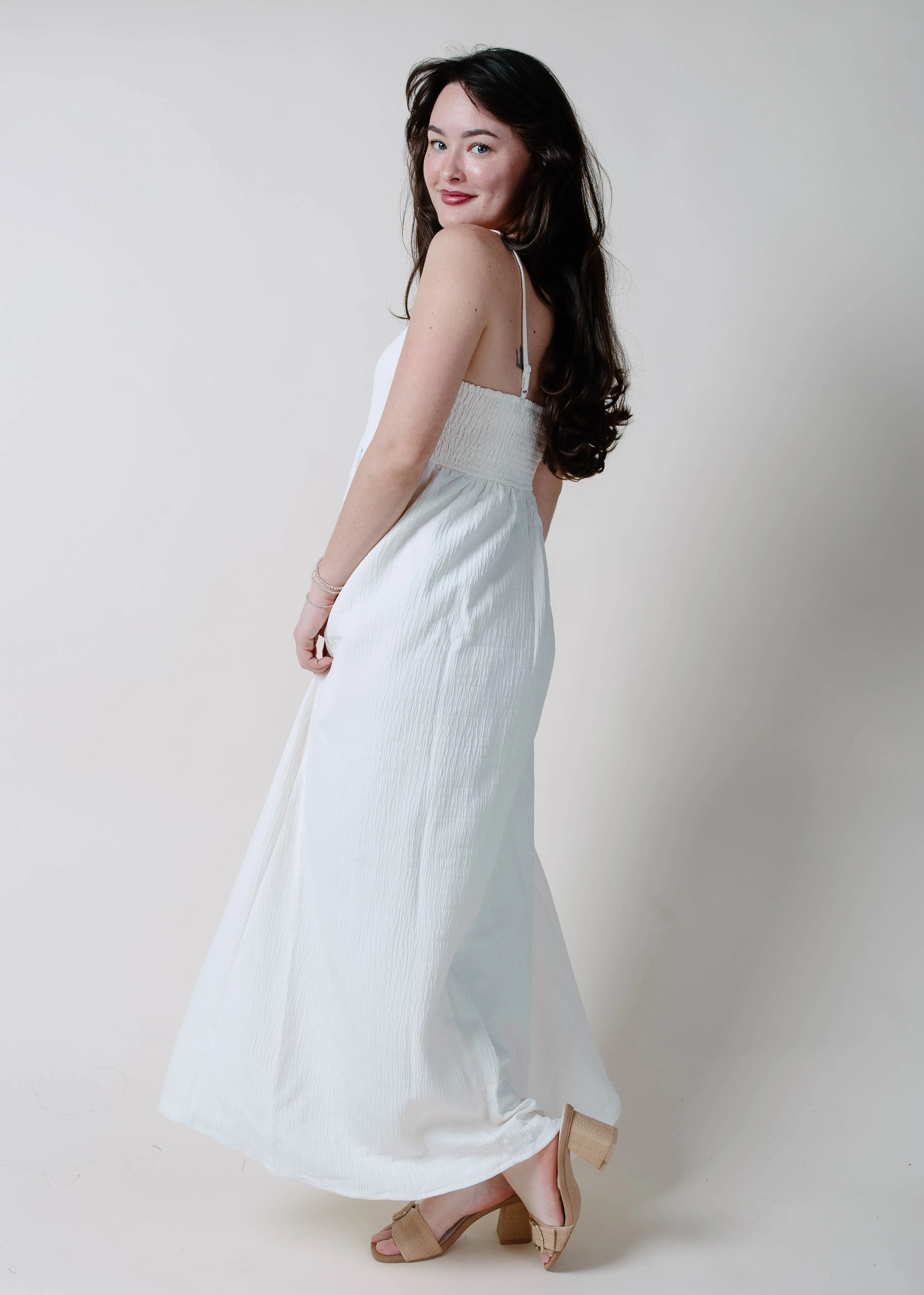 The Auden Maxi Dress - Cream sold by Vinnie Louise product image thumbnail 3