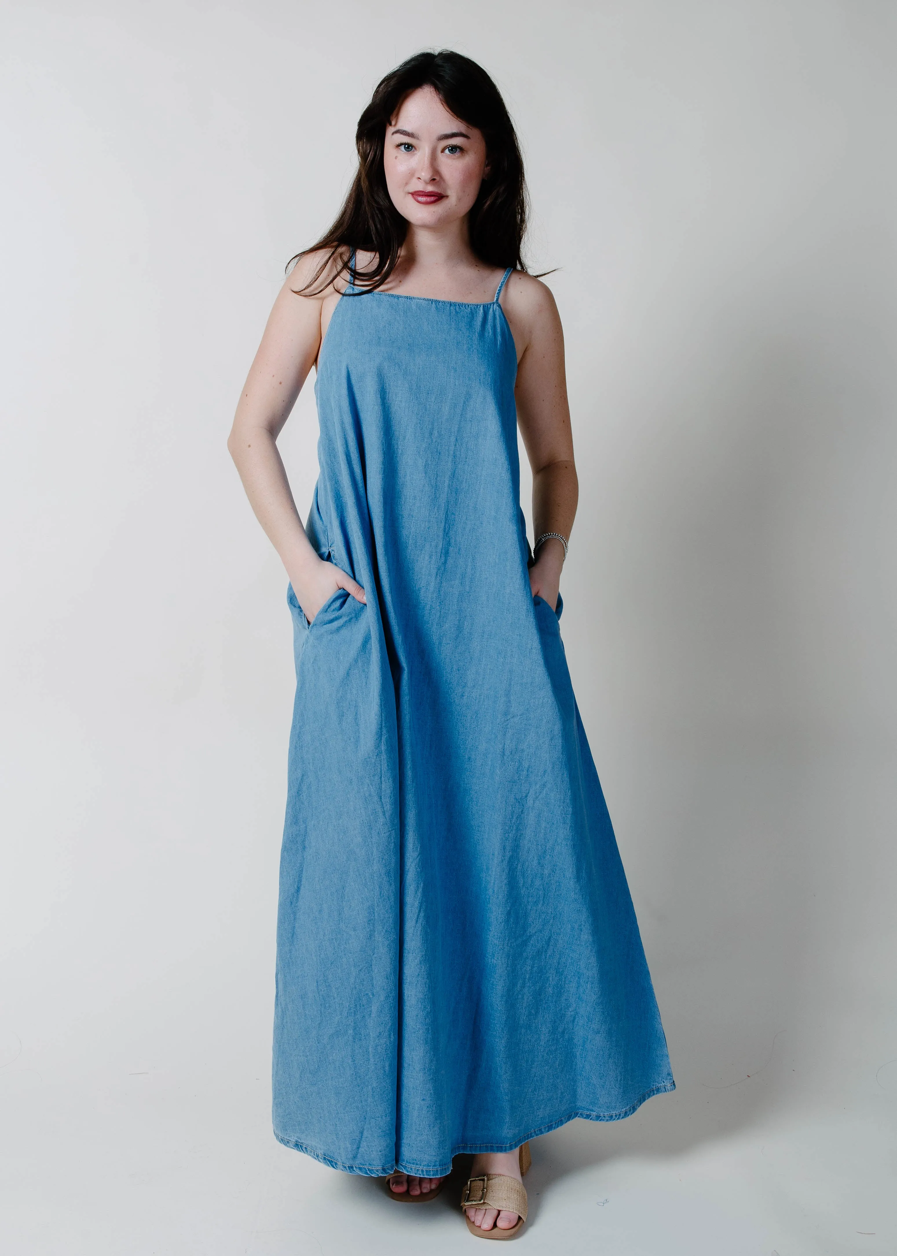 Ocean Mist Open Back Maxi Dress sold by Vinnie Louise product image thumbnail 2