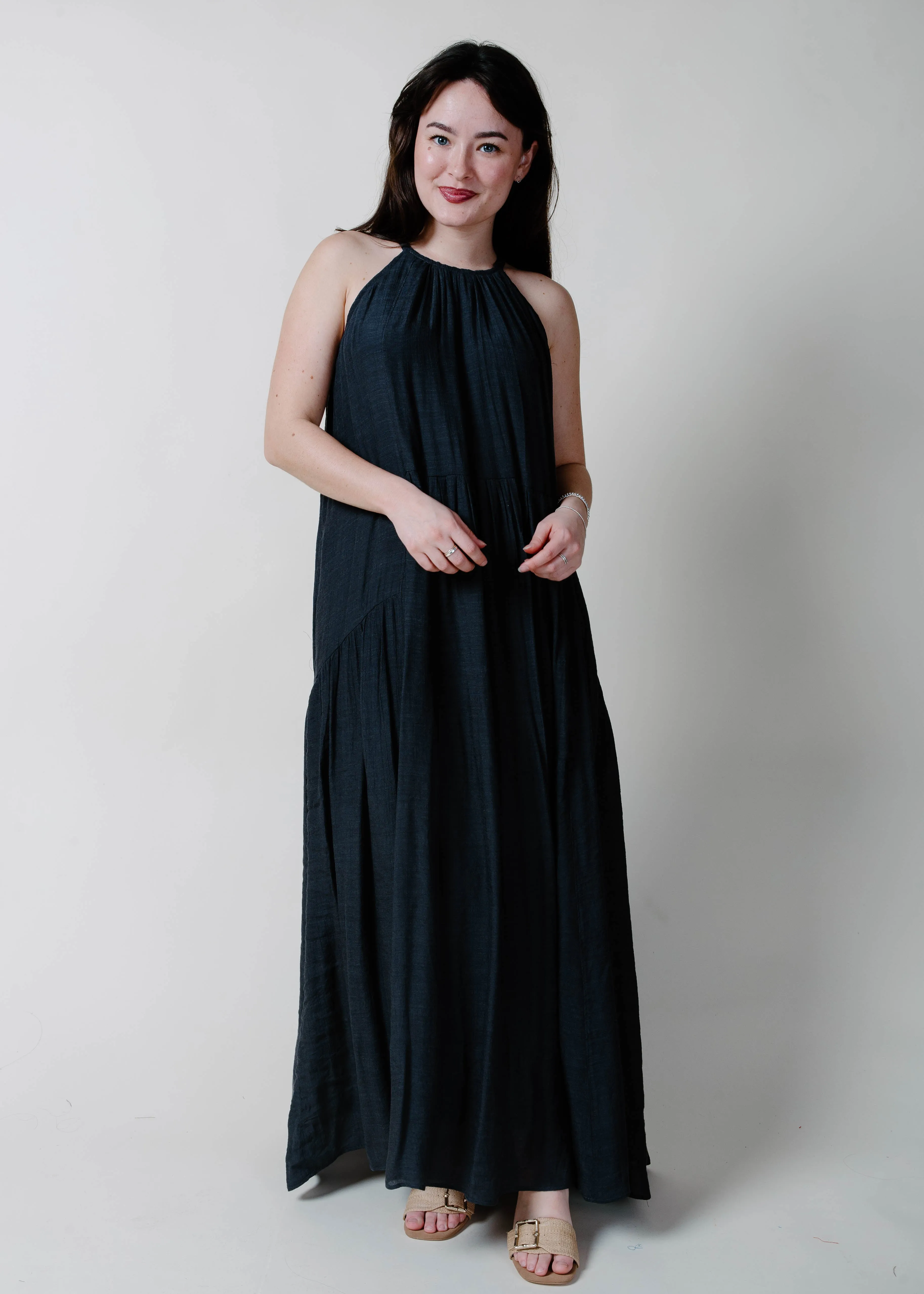 The Moonlight Halter Neck Maxi Dress sold by Vinnie Louise product image thumbnail 4