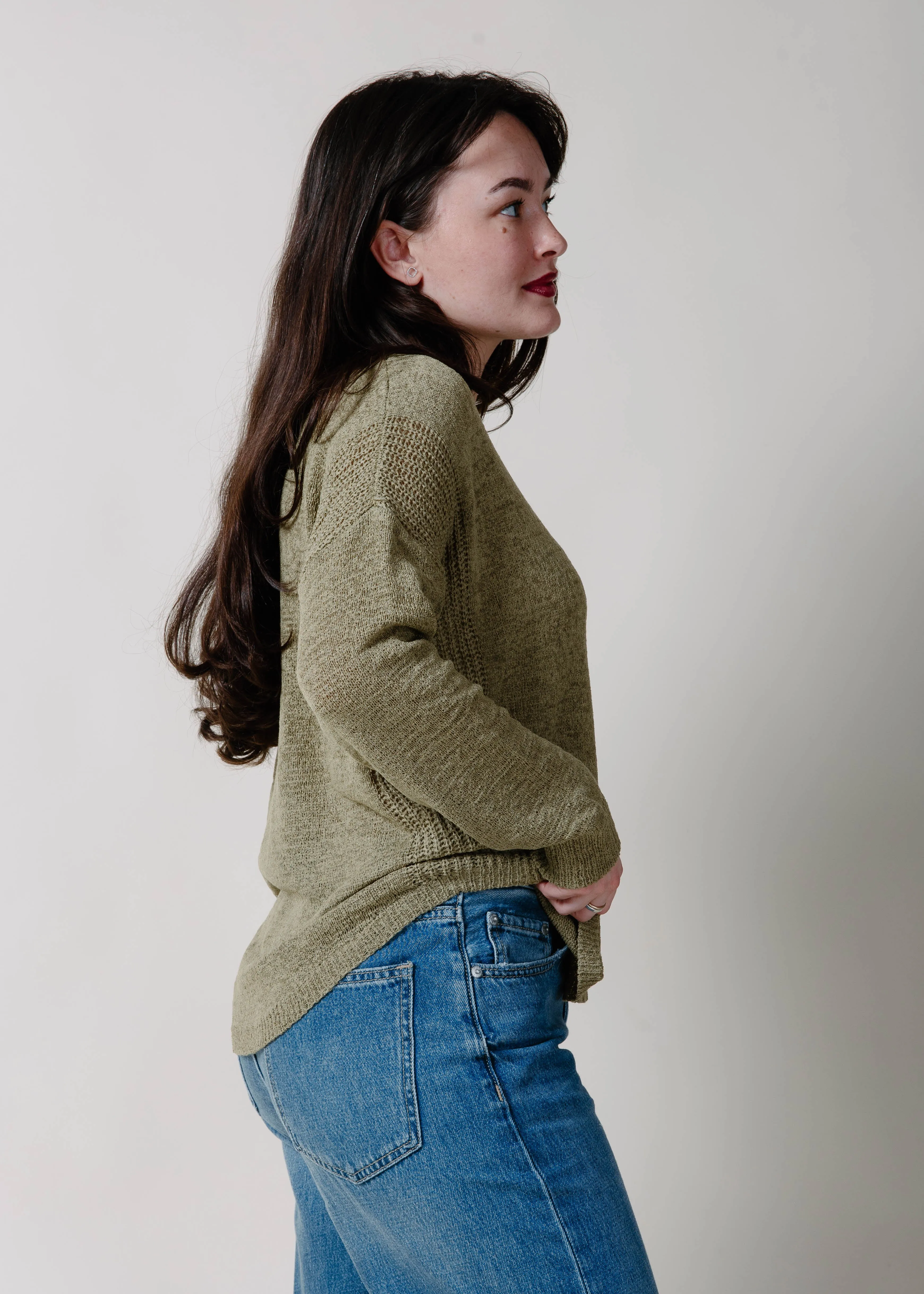 The Baylen Knit Top - Sage sold by Vinnie Louise product image thumbnail 3