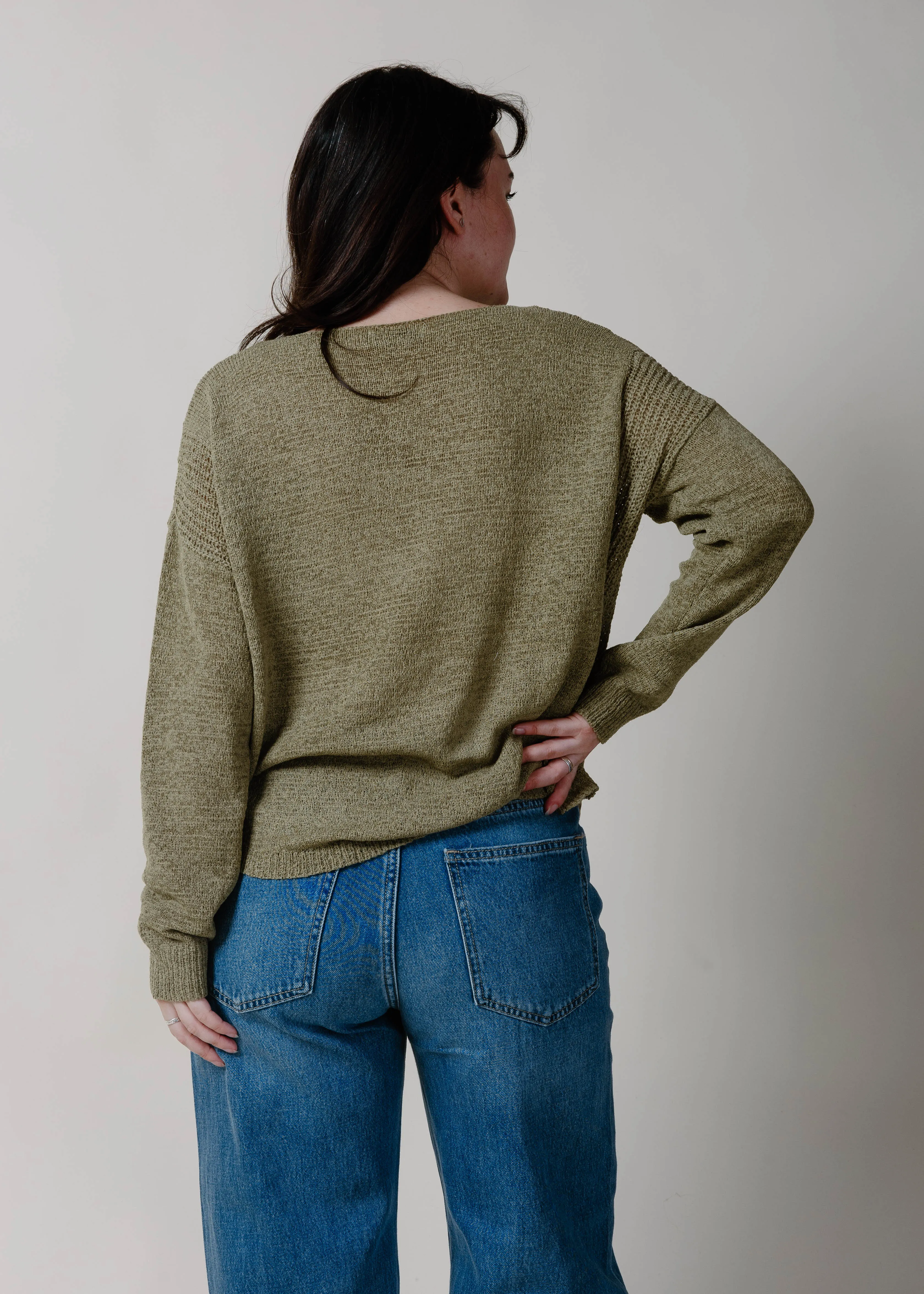 The Baylen Knit Top - Sage sold by Vinnie Louise product image thumbnail 5