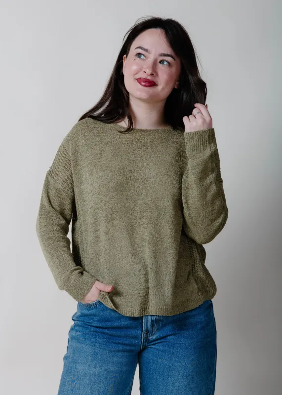 The Baylen Knit Top - Sage made by BE COOL