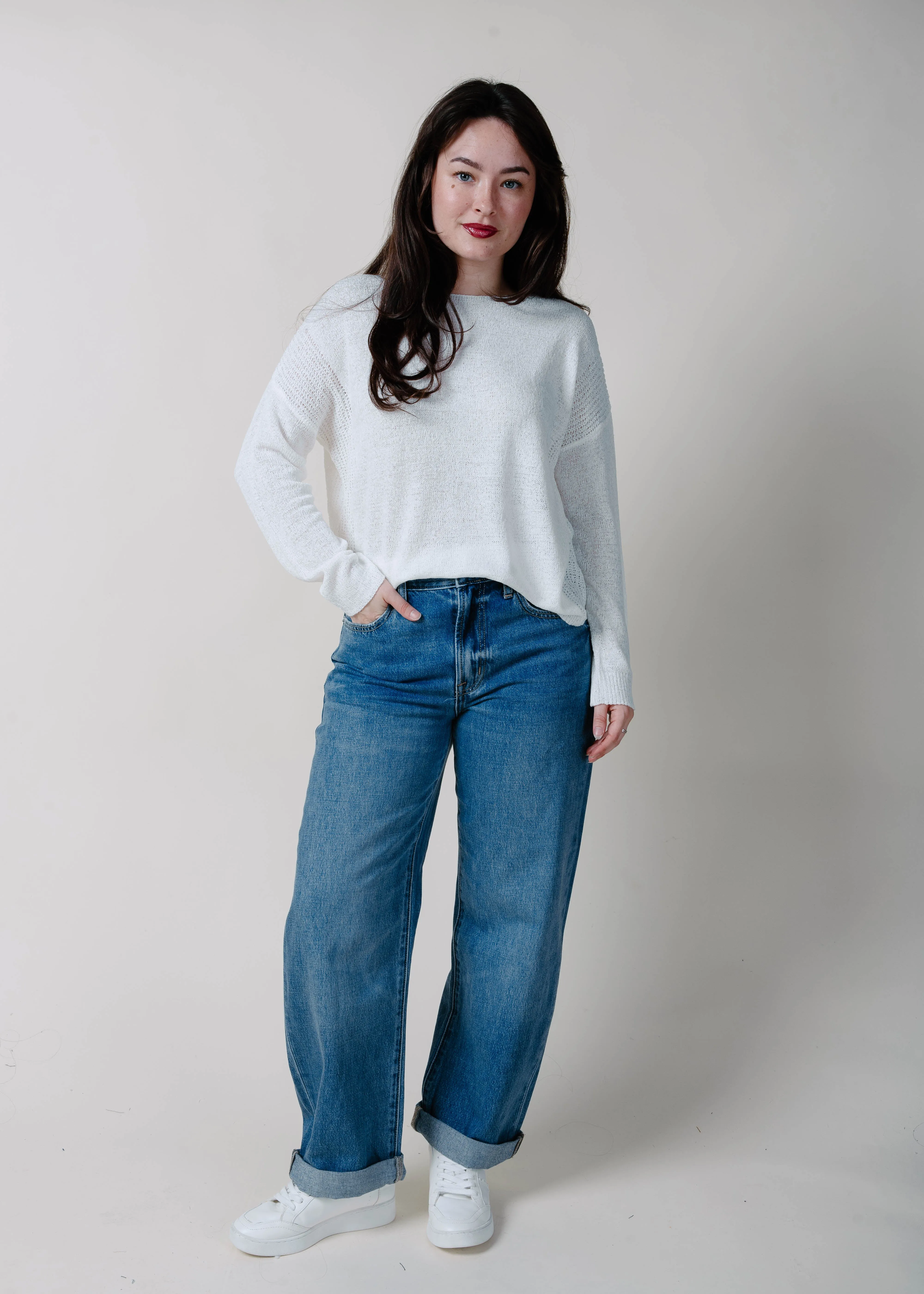 The Baylen Knit Top - Off White sold by Vinnie Louise product image thumbnail 2
