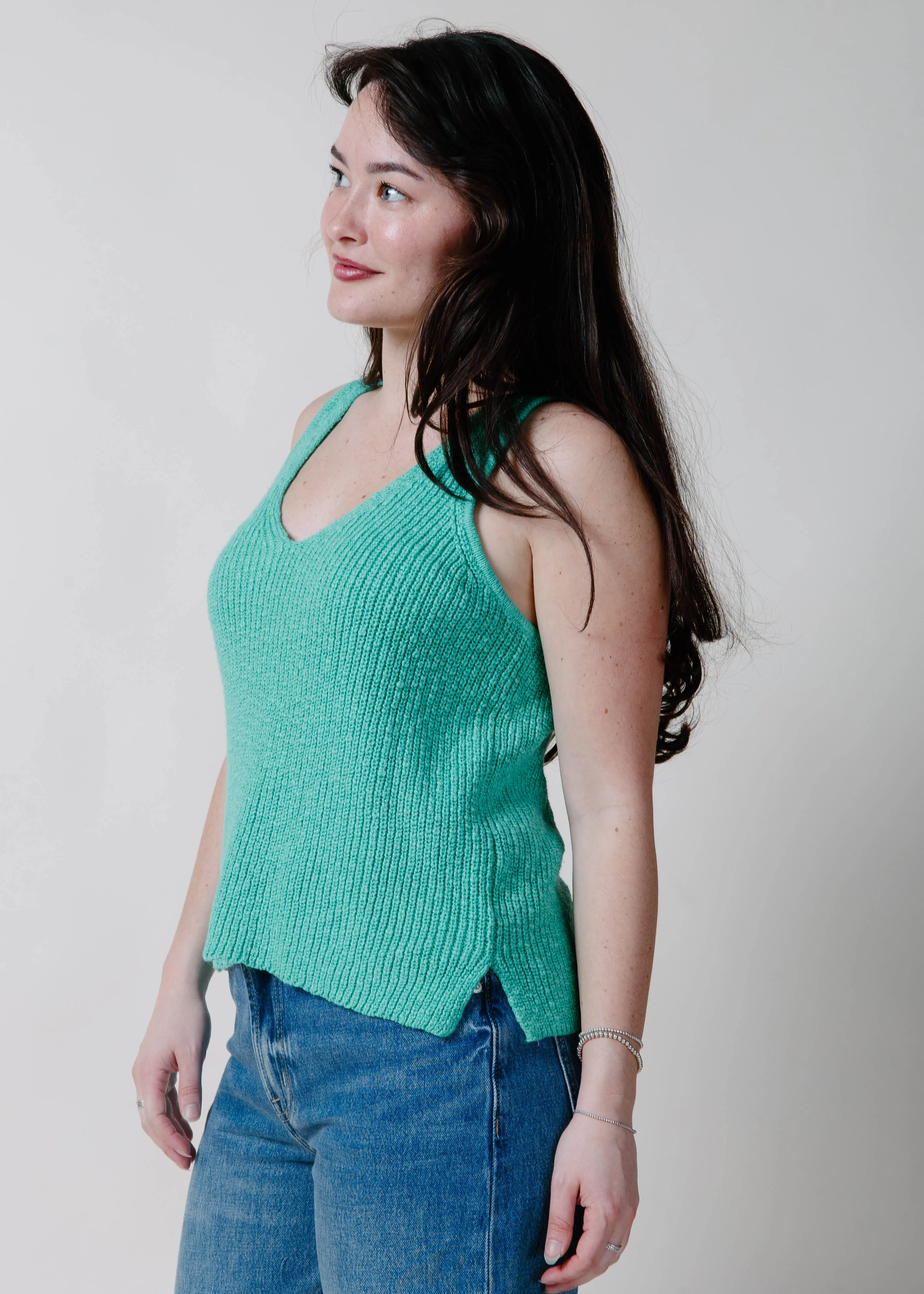 Grass Is Greener Knit Top - Green sold by Vinnie Louise product image thumbnail 3