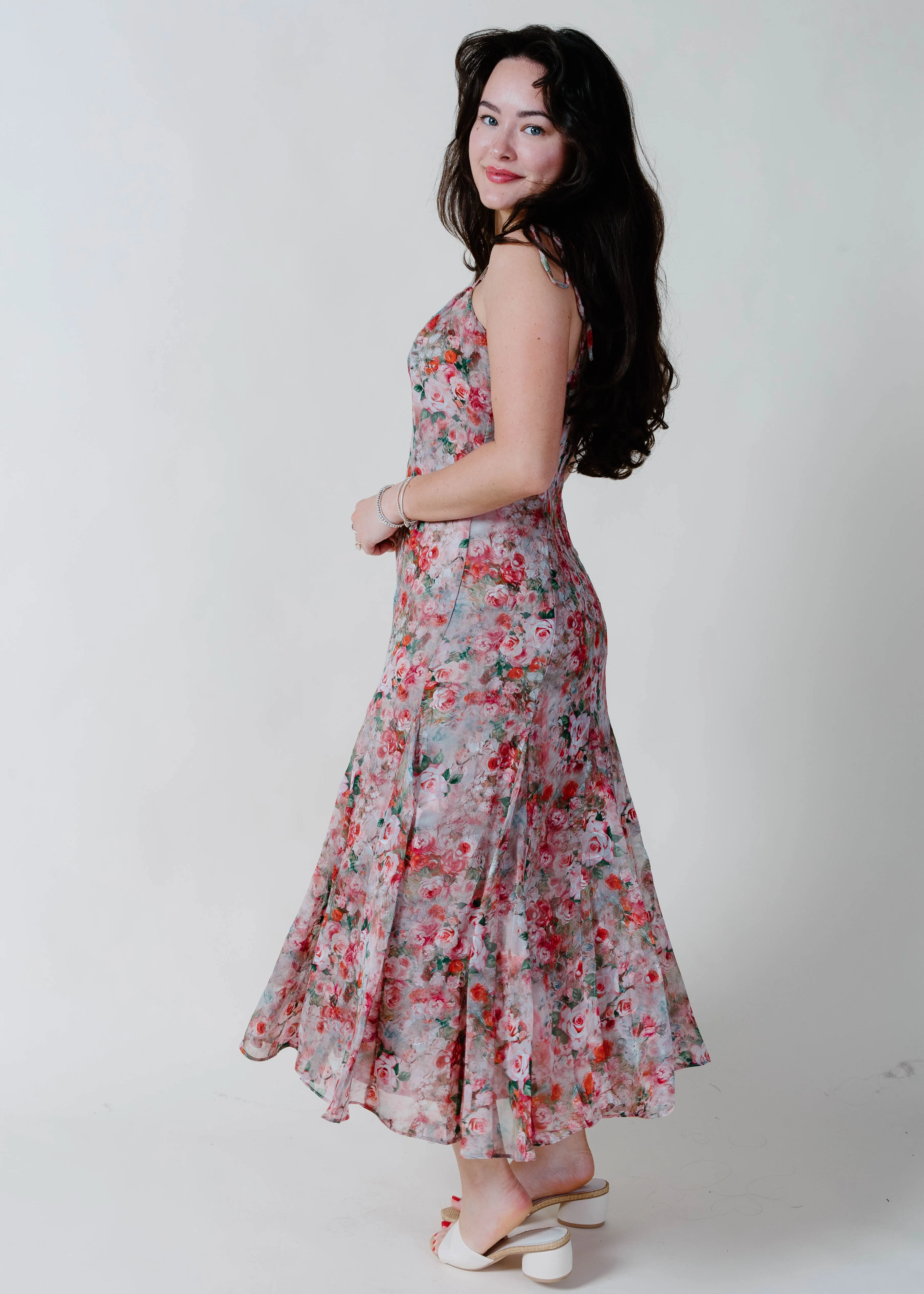 The Eloise Floral Midi Dress sold by Vinnie Louise product image thumbnail 4