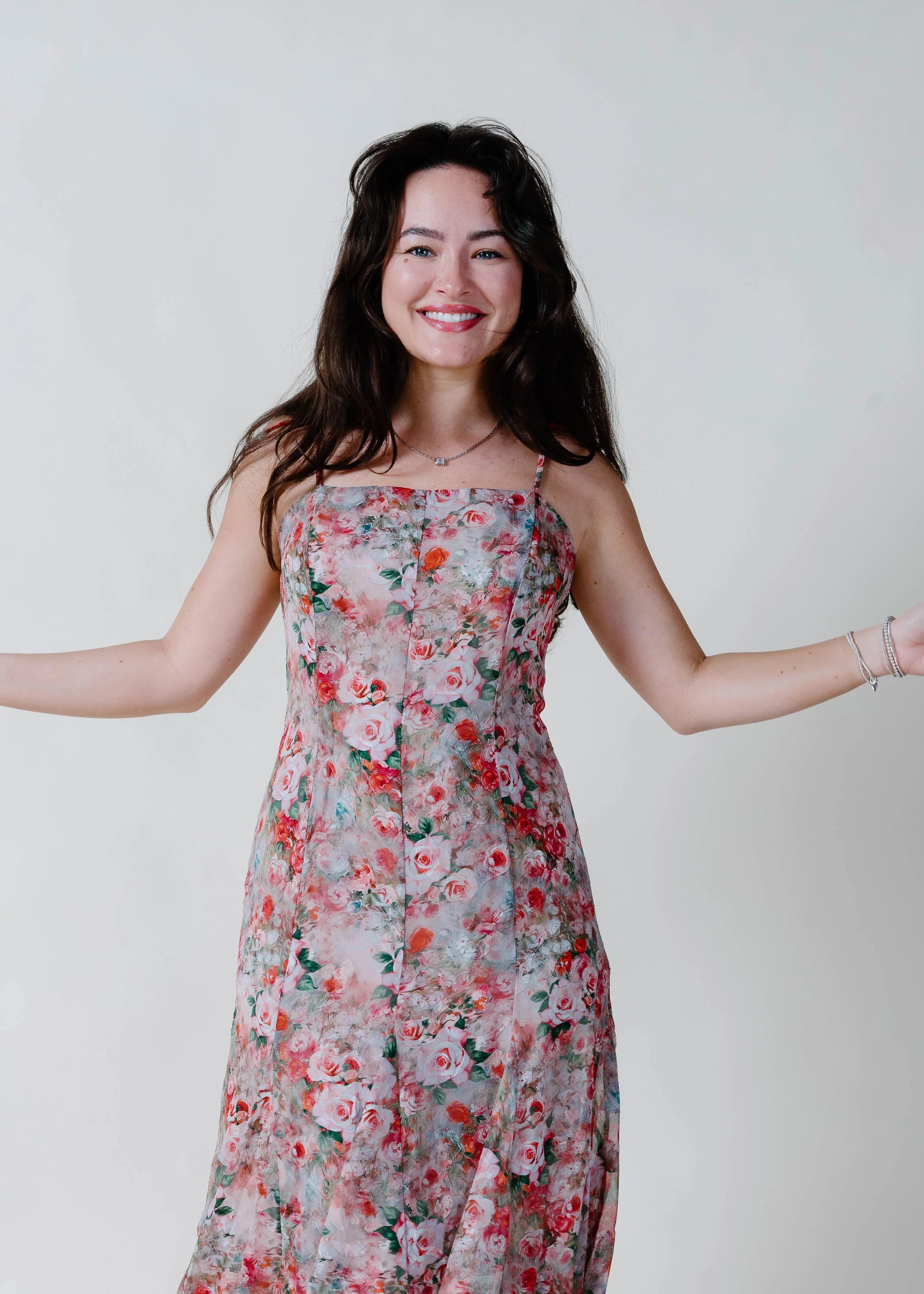 The Eloise Floral Midi Dress sold by Vinnie Louise product image thumbnail 2