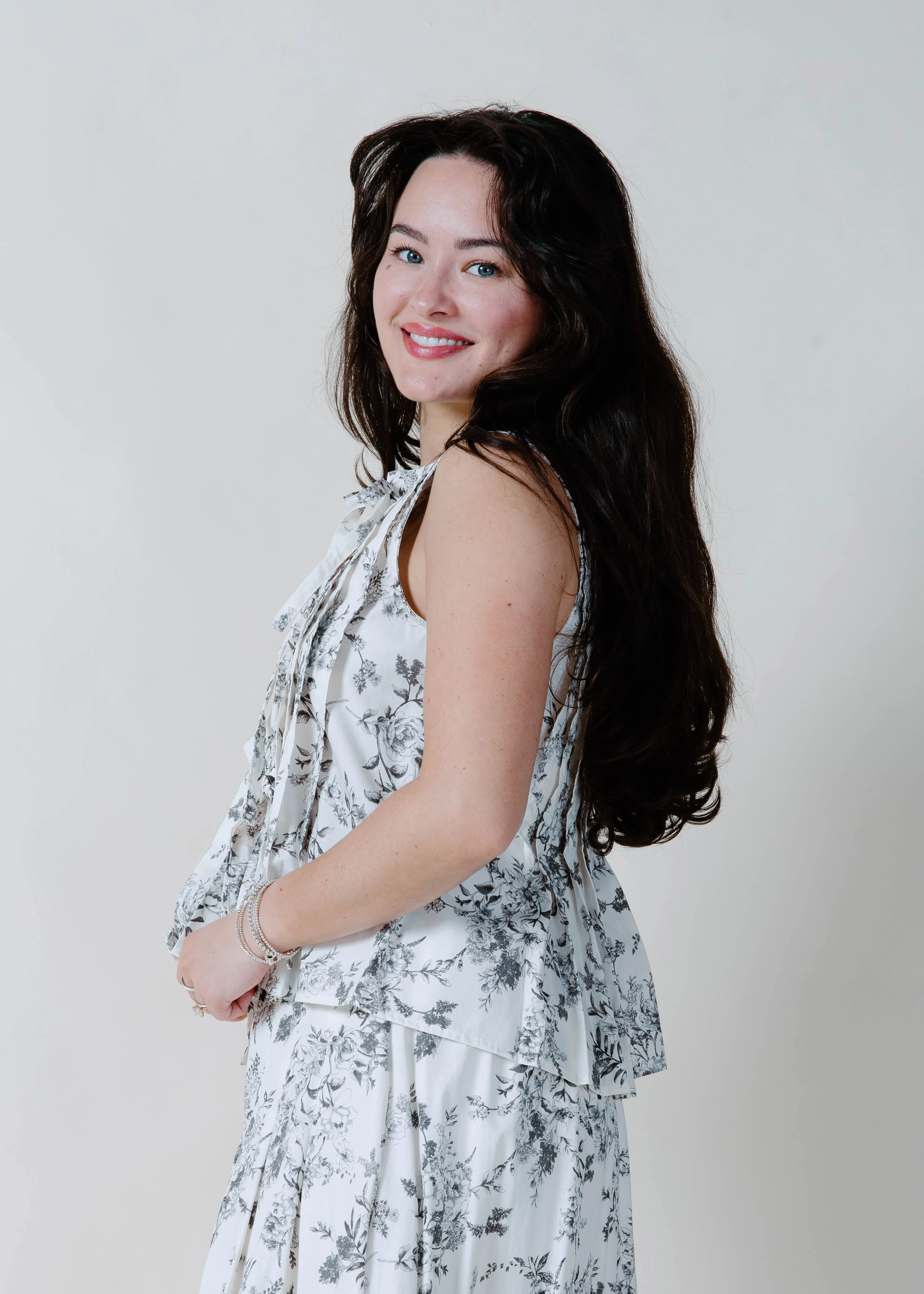 The Tara Front Tie Top sold by Vinnie Louise product image thumbnail 4