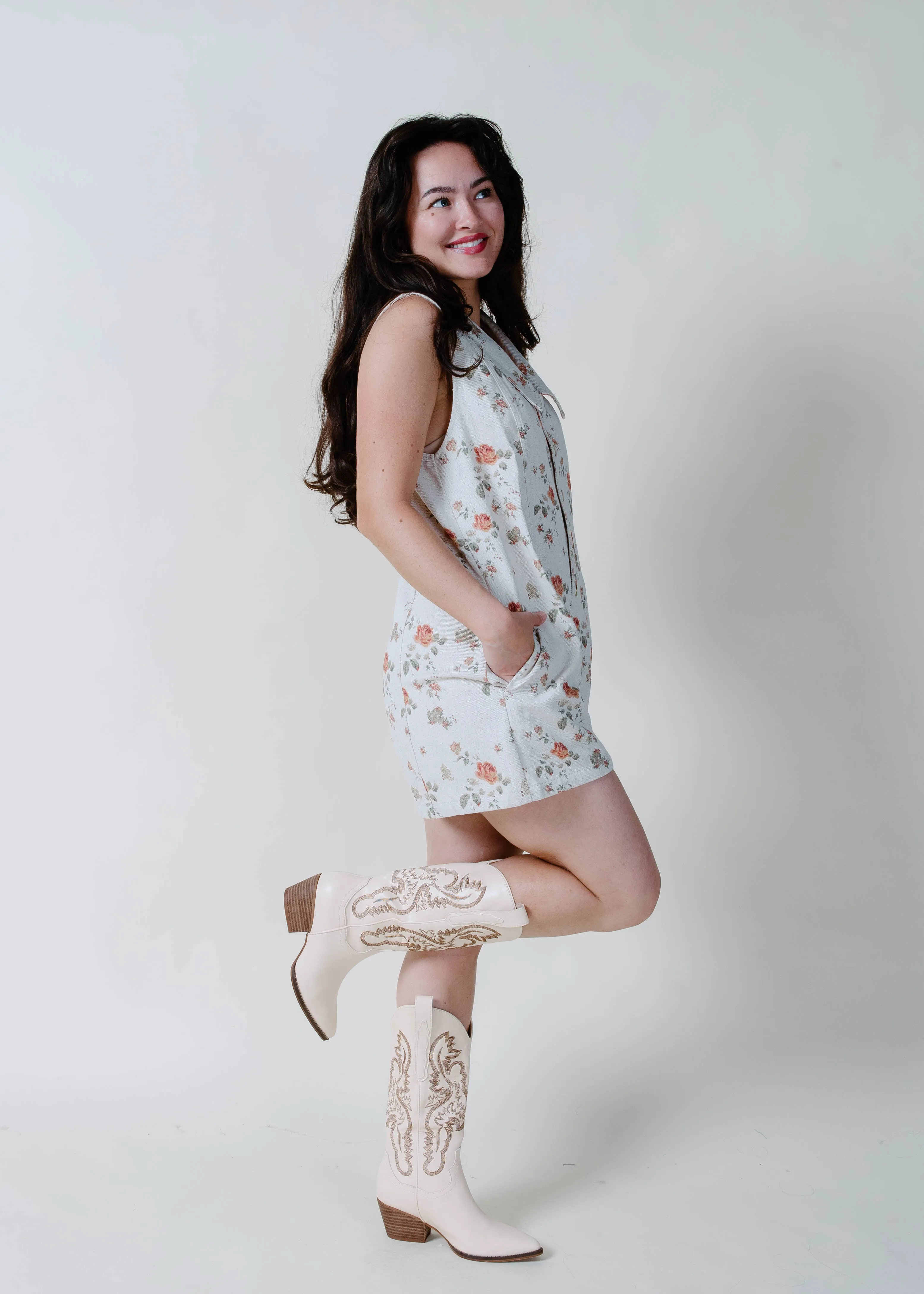French Quarter Floral Romper sold by Vinnie Louise product image thumbnail 4