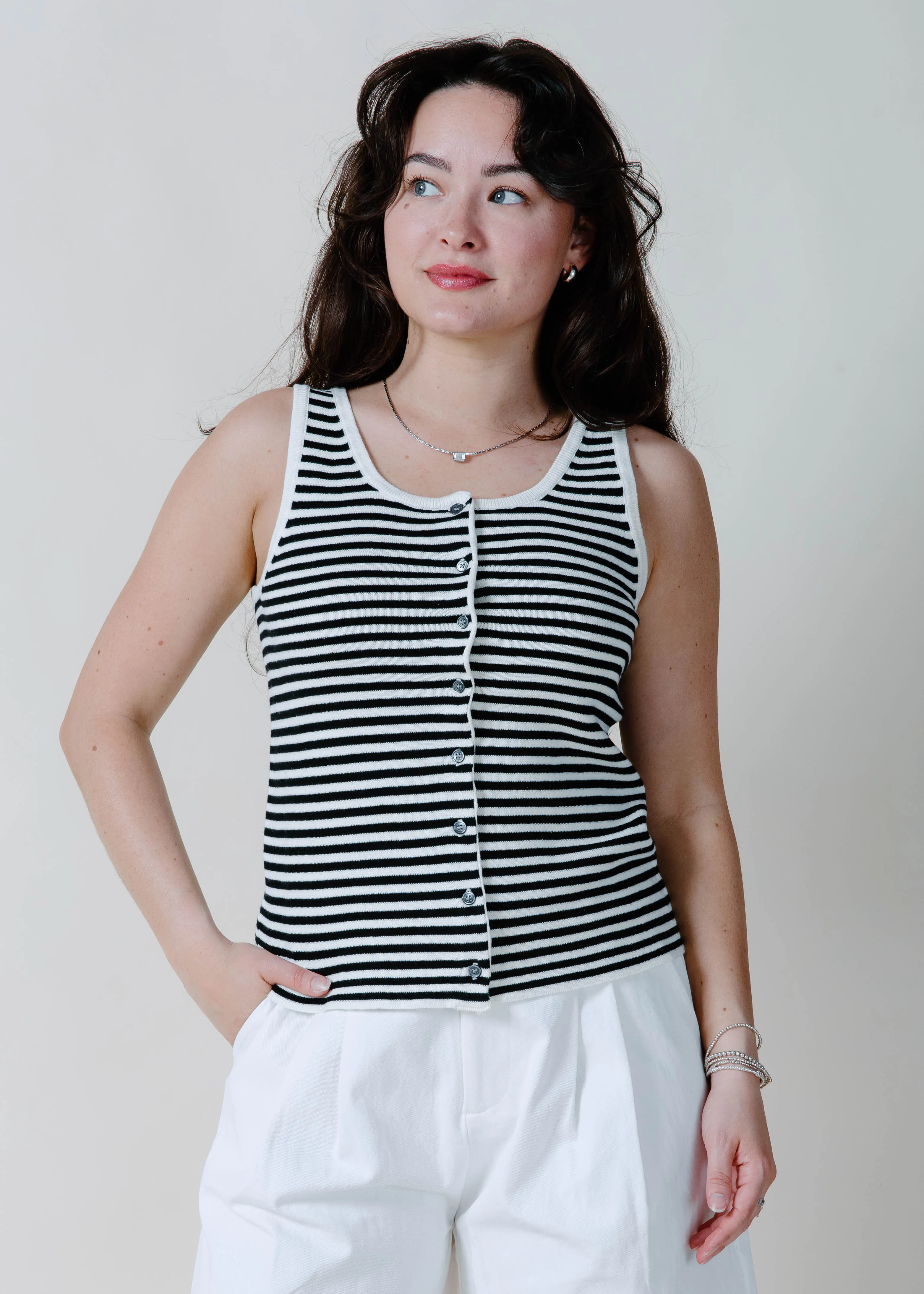 The Anywhere Knit Tank - Black sold by Vinnie Louise